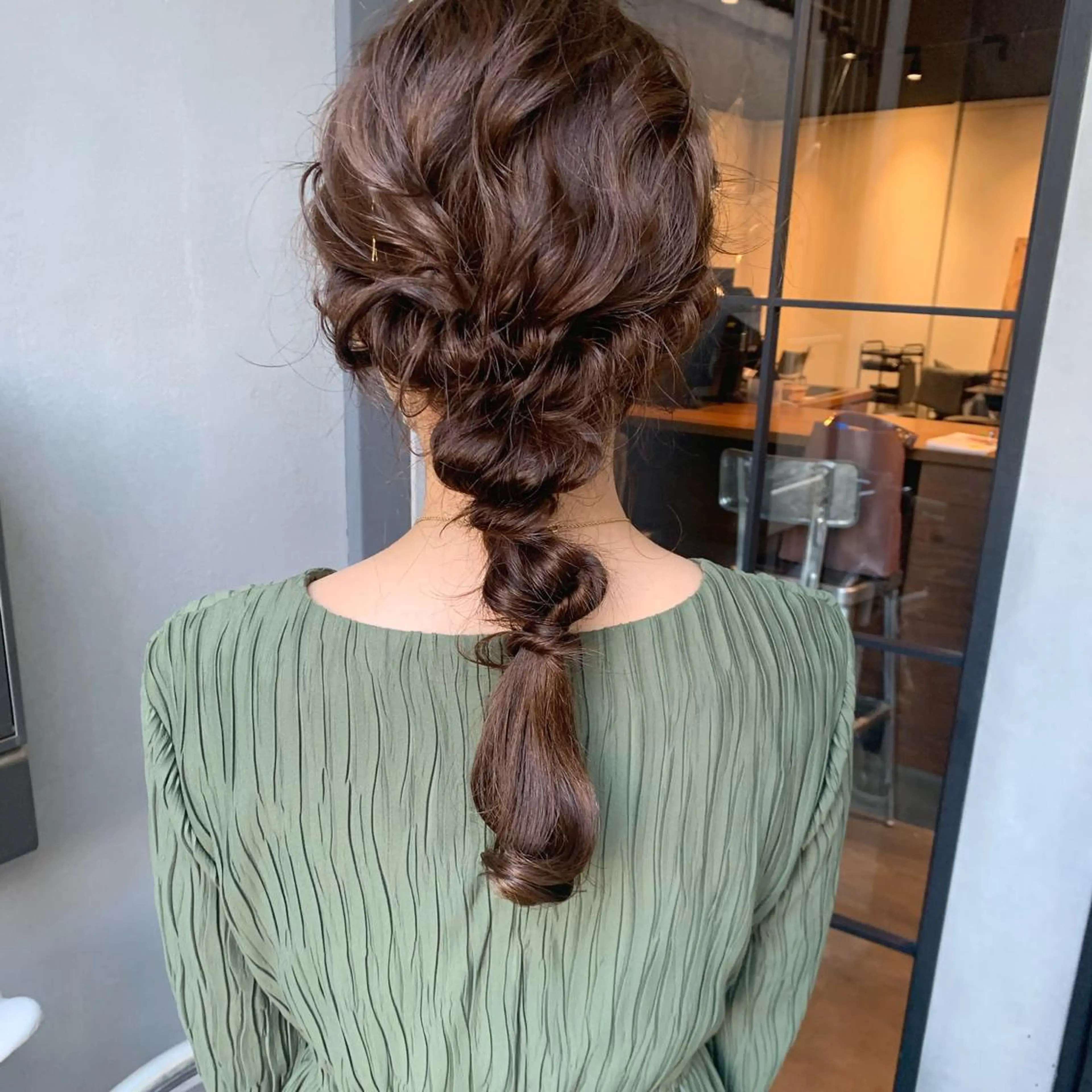 ロング ヘアアレンジ 結婚式・ブライダル 野々村 朋美のヘアスタイル