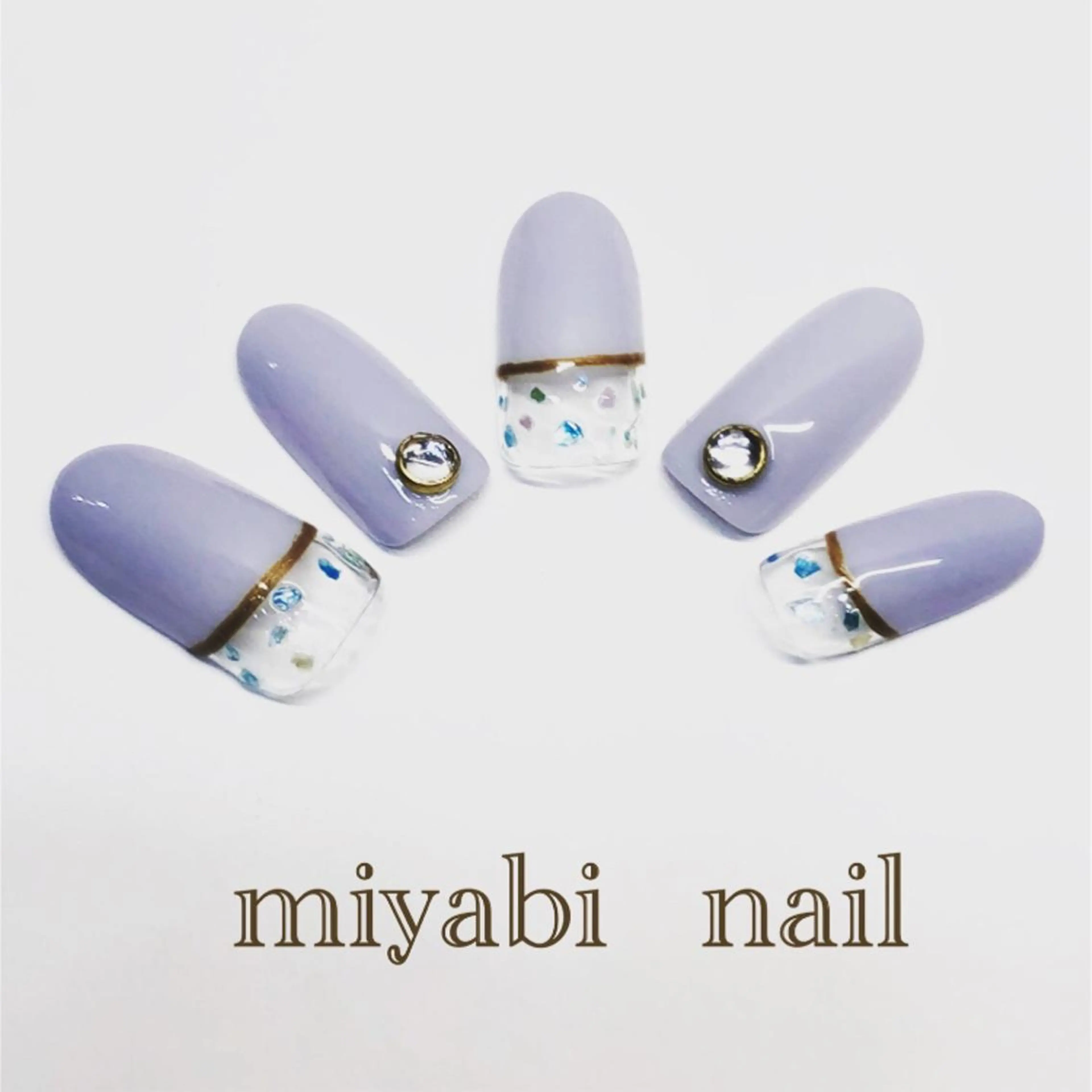 ネイル miyabi nail 桂川駅近くのネイルデザイン