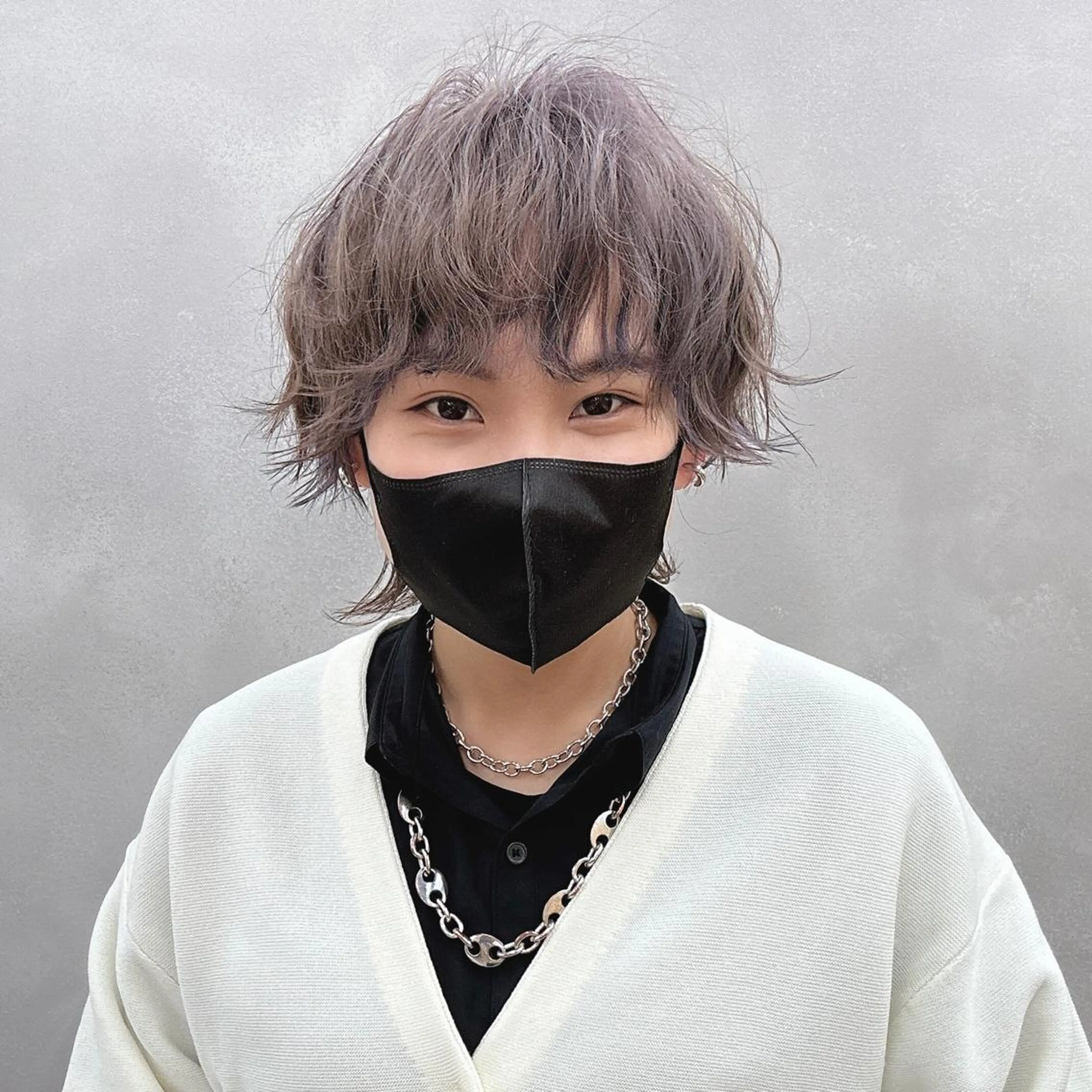 ショート カラー 🤍髪質改善➕透明感 カラー🤍川上葵のヘアスタイル