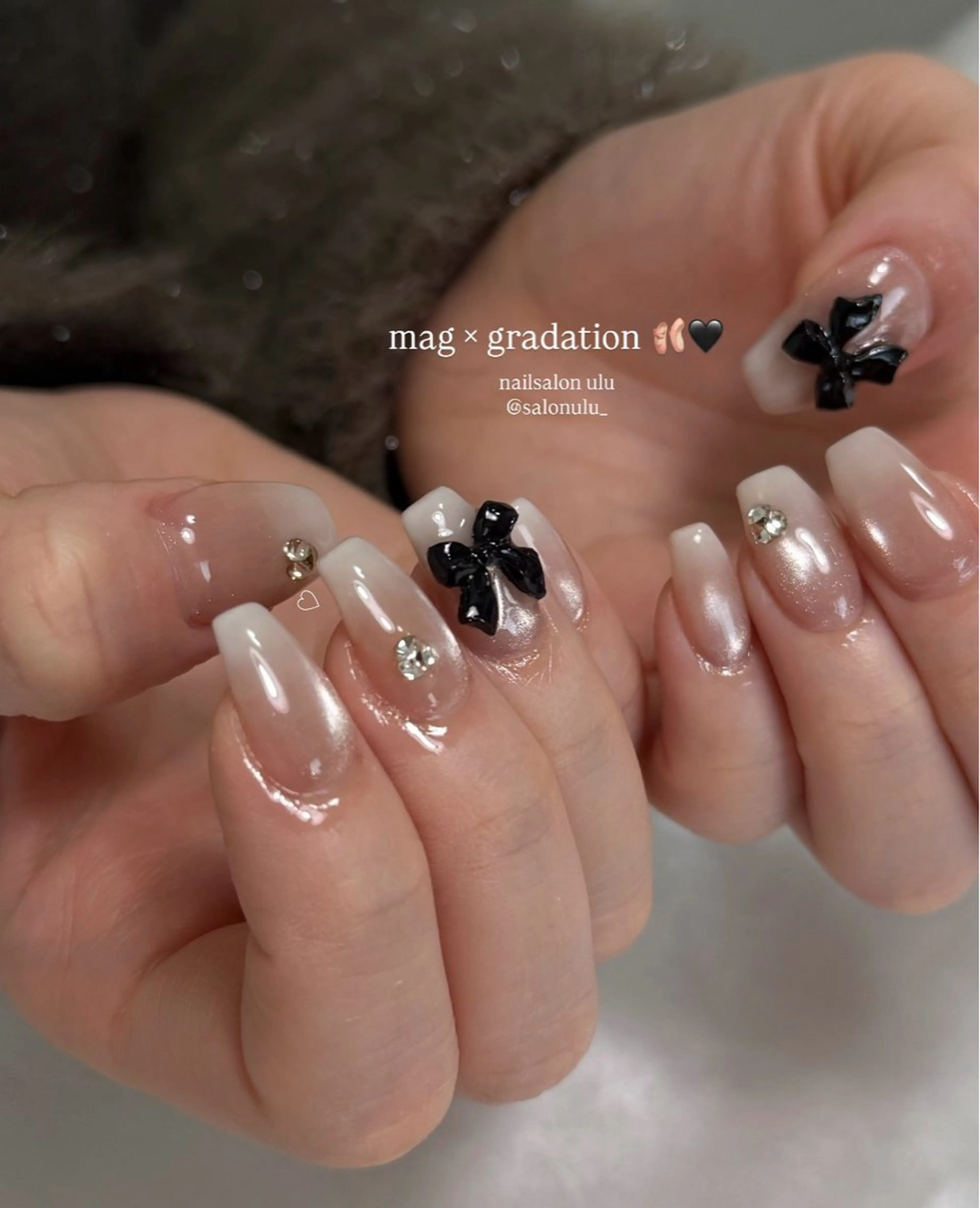 ネイル マグネットネイル ハンドネイル nailsalon uluのネイルデザイン