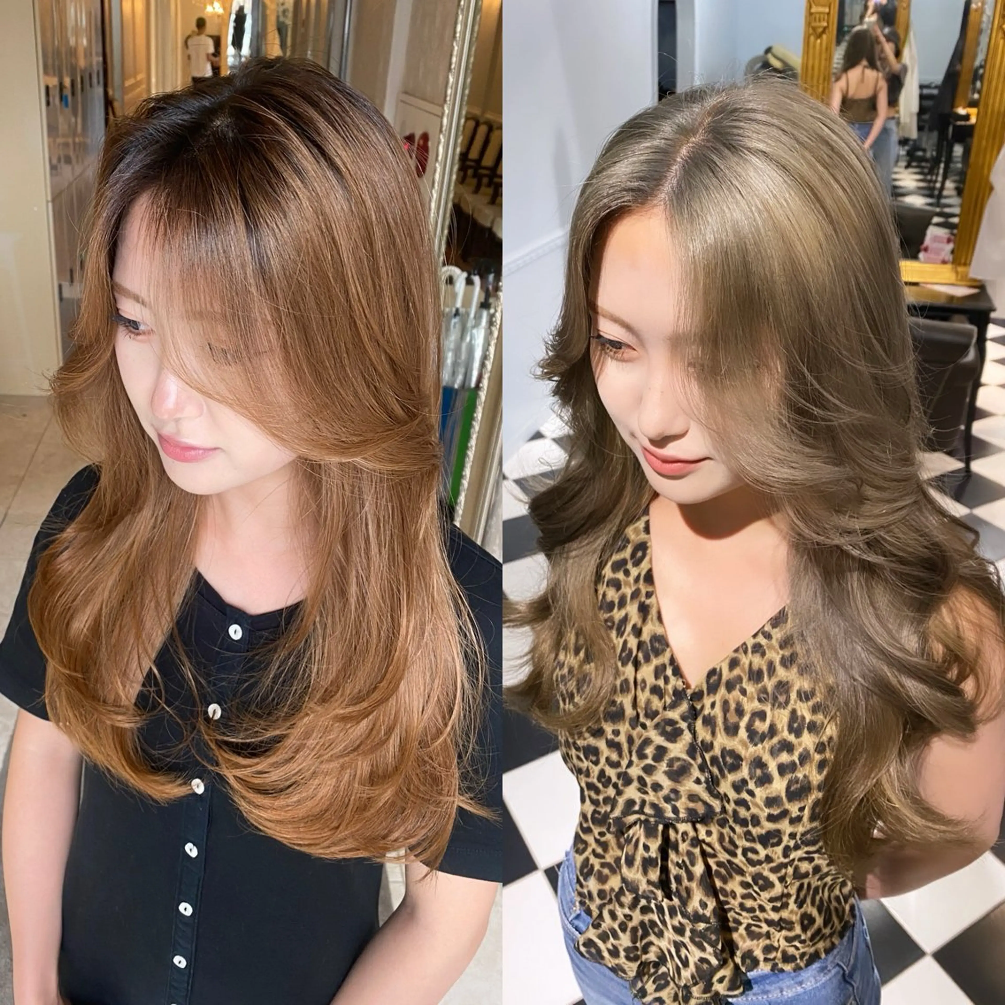 ロング カラー レイヤーカット 大阪ハイトーン /MYUUのヘアスタイル