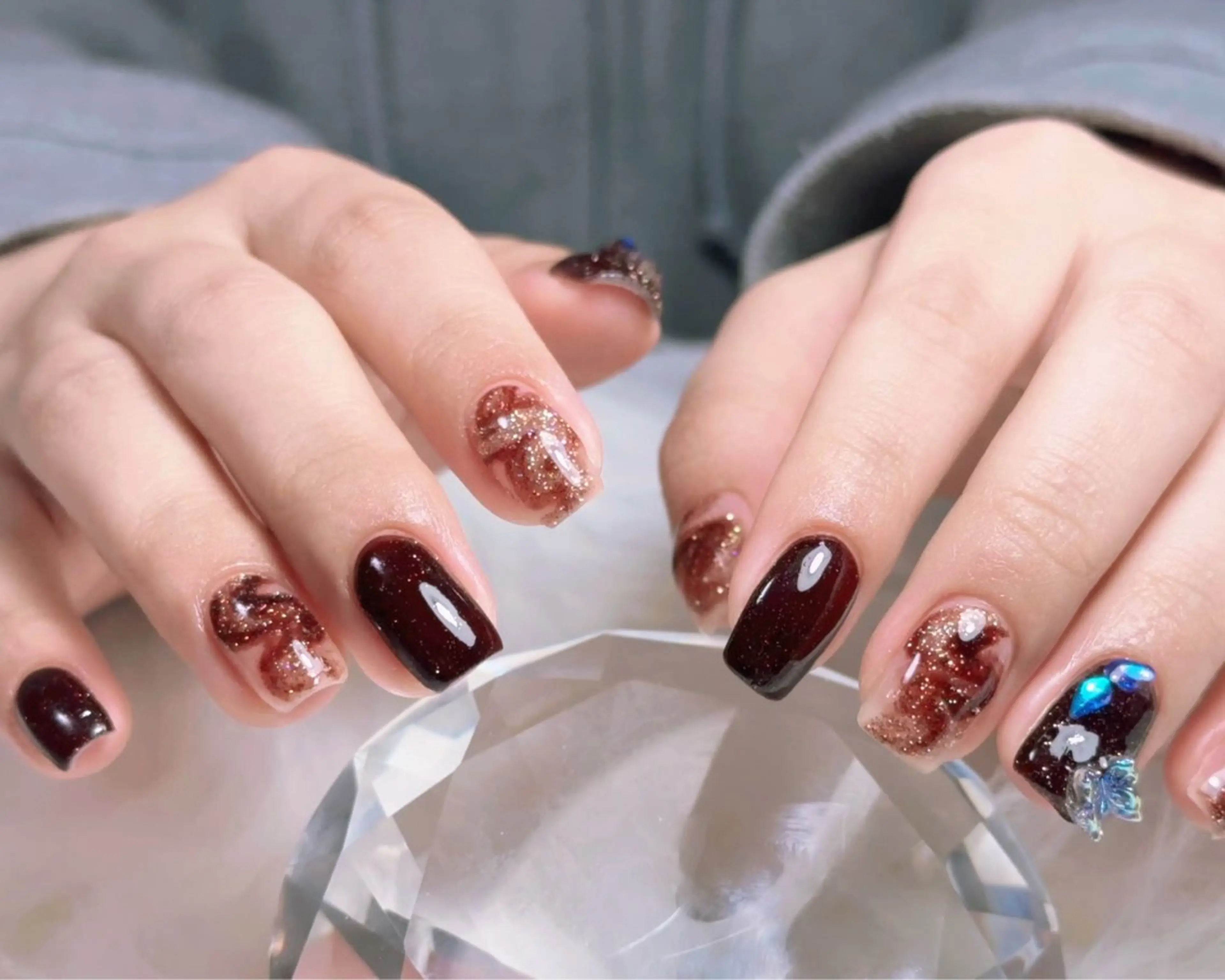 ネイル ジェルネイル シンプルネイル ハンドネイル Luckynail所属・グエン ホアンアンのネイルデザイン