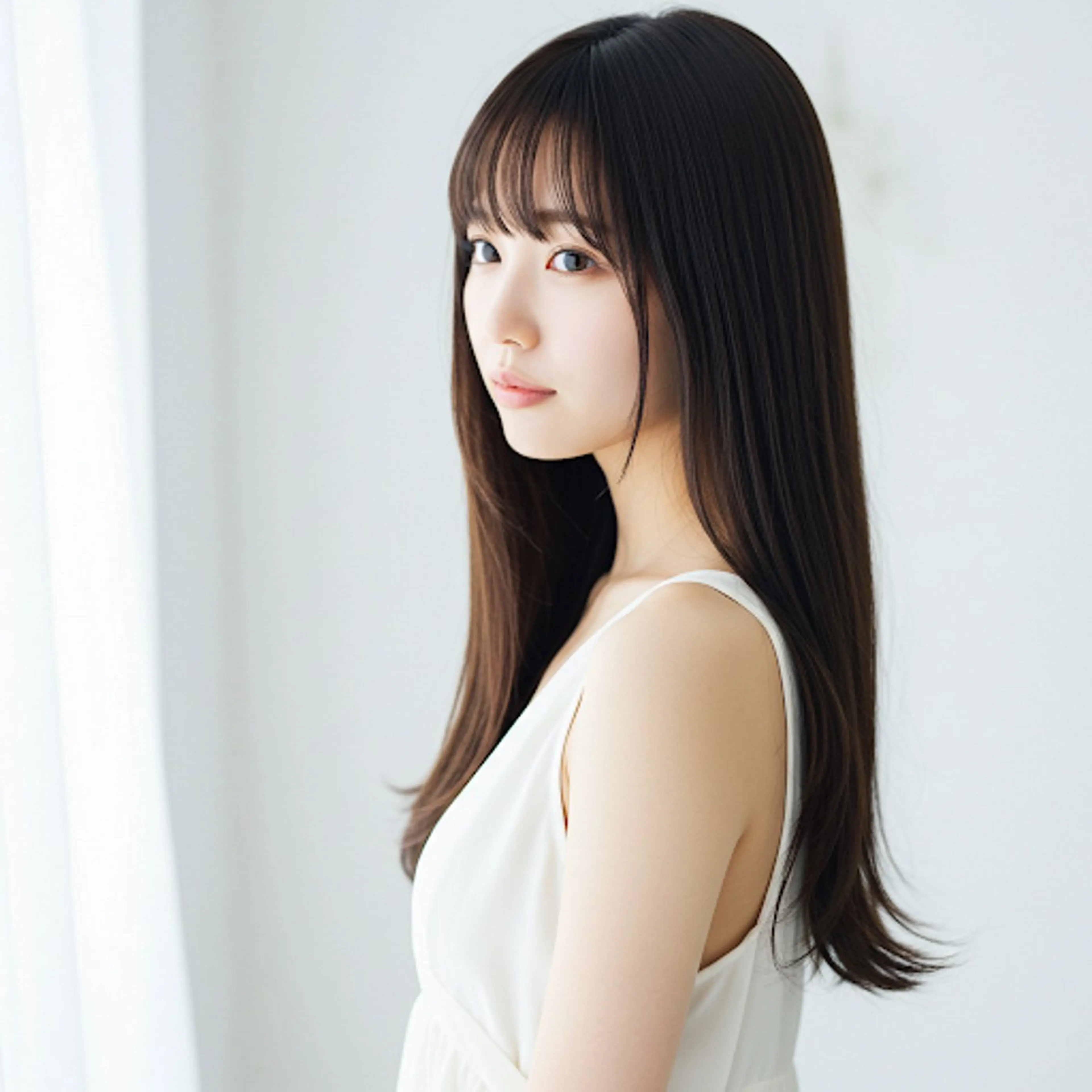 セミロング カット ヘアカラー トリートメント ヘッドスパ ✂︎ ｼﾝﾀｸ ✂︎のヘアスタイル