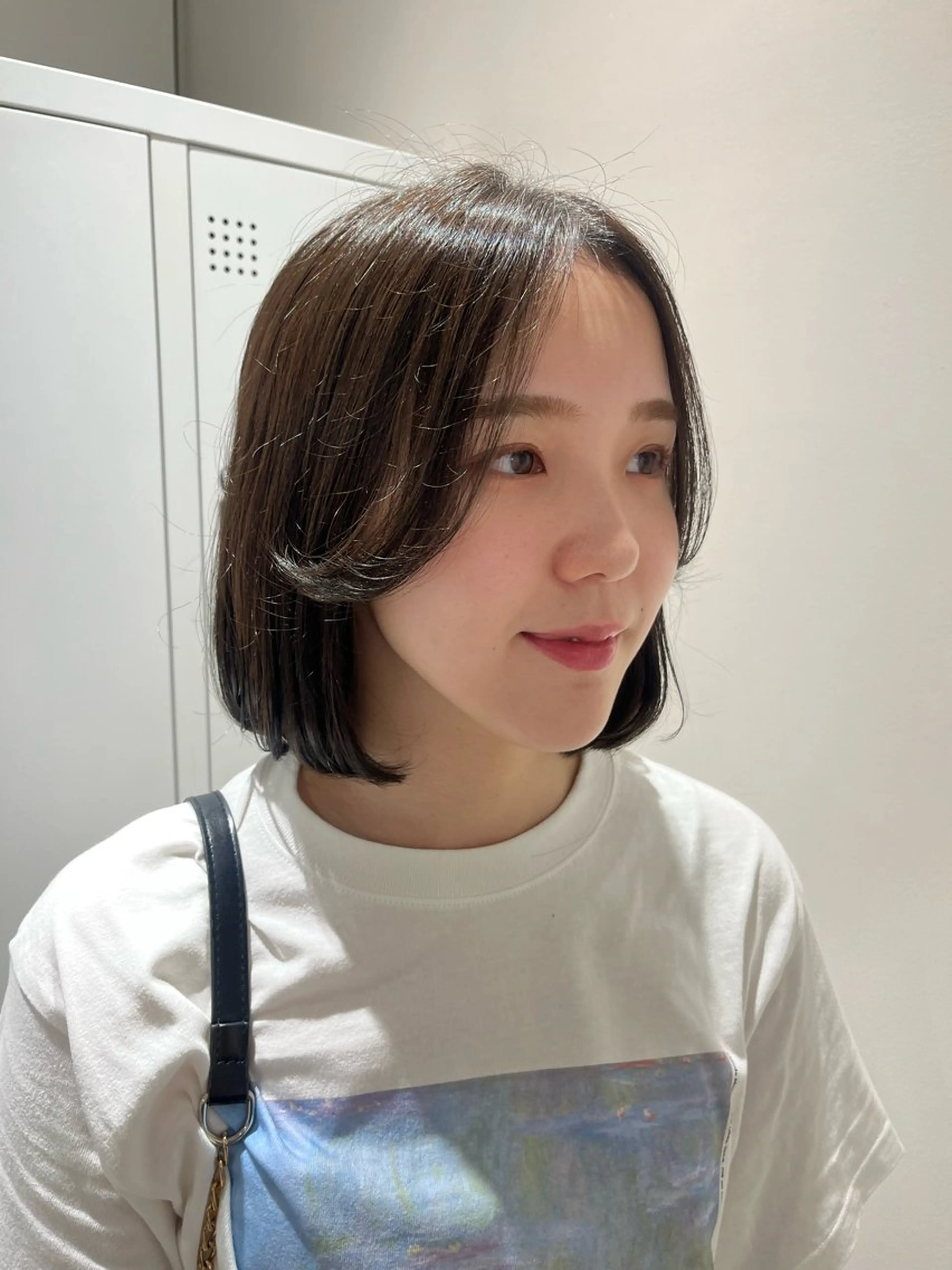 ショート カラー カット ヘアカラー トリートメント ボブ/ベージュ/ パーマ🪿近森ゆいのヘアスタイル