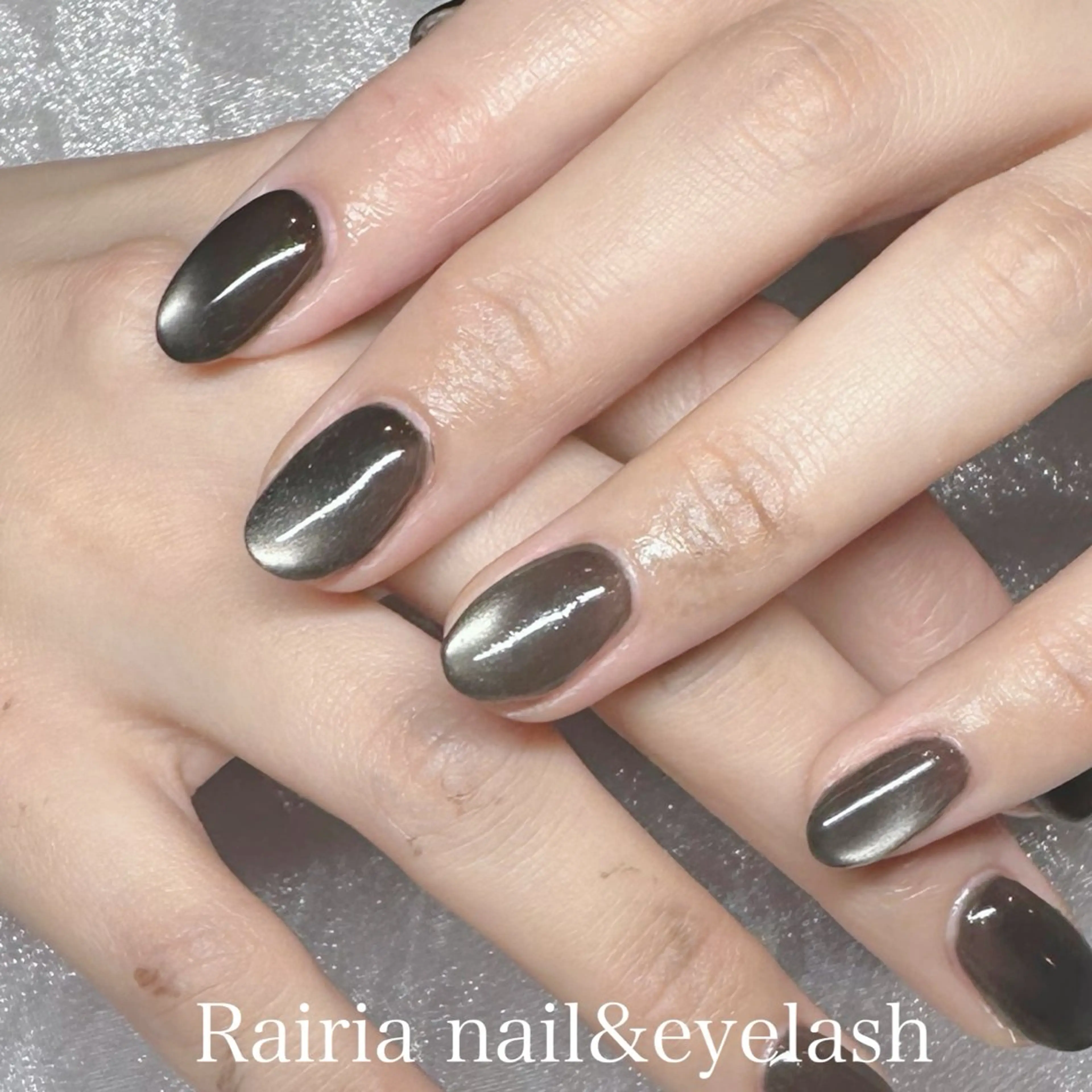 ネイル ジェルネイル マグネットネイル パラジェル ハンドネイル Rairia nail所属・ライリアネイル Mikuのネイルデザイン