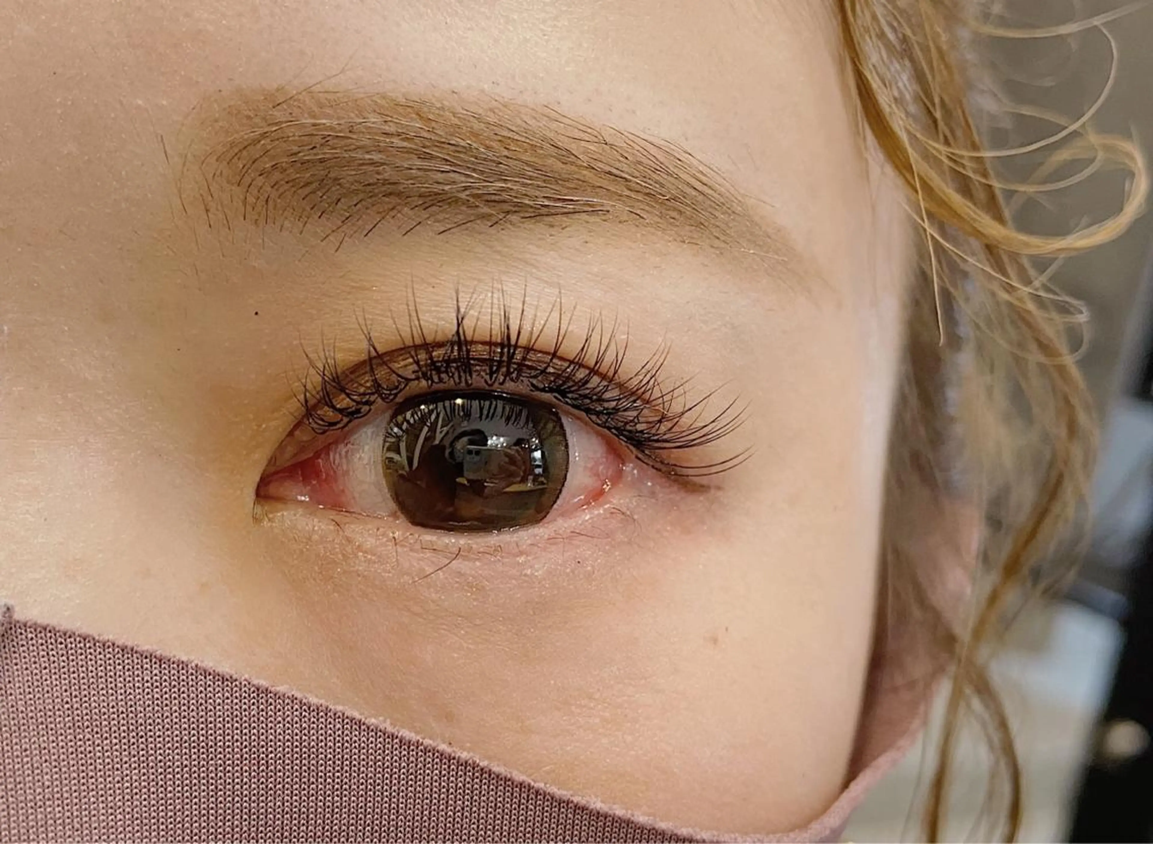 マツエク・マツパ Dカール フラットラッシュ マツエク ARCHE南堀江 松岡仁美のマツエク・マツパデザイン