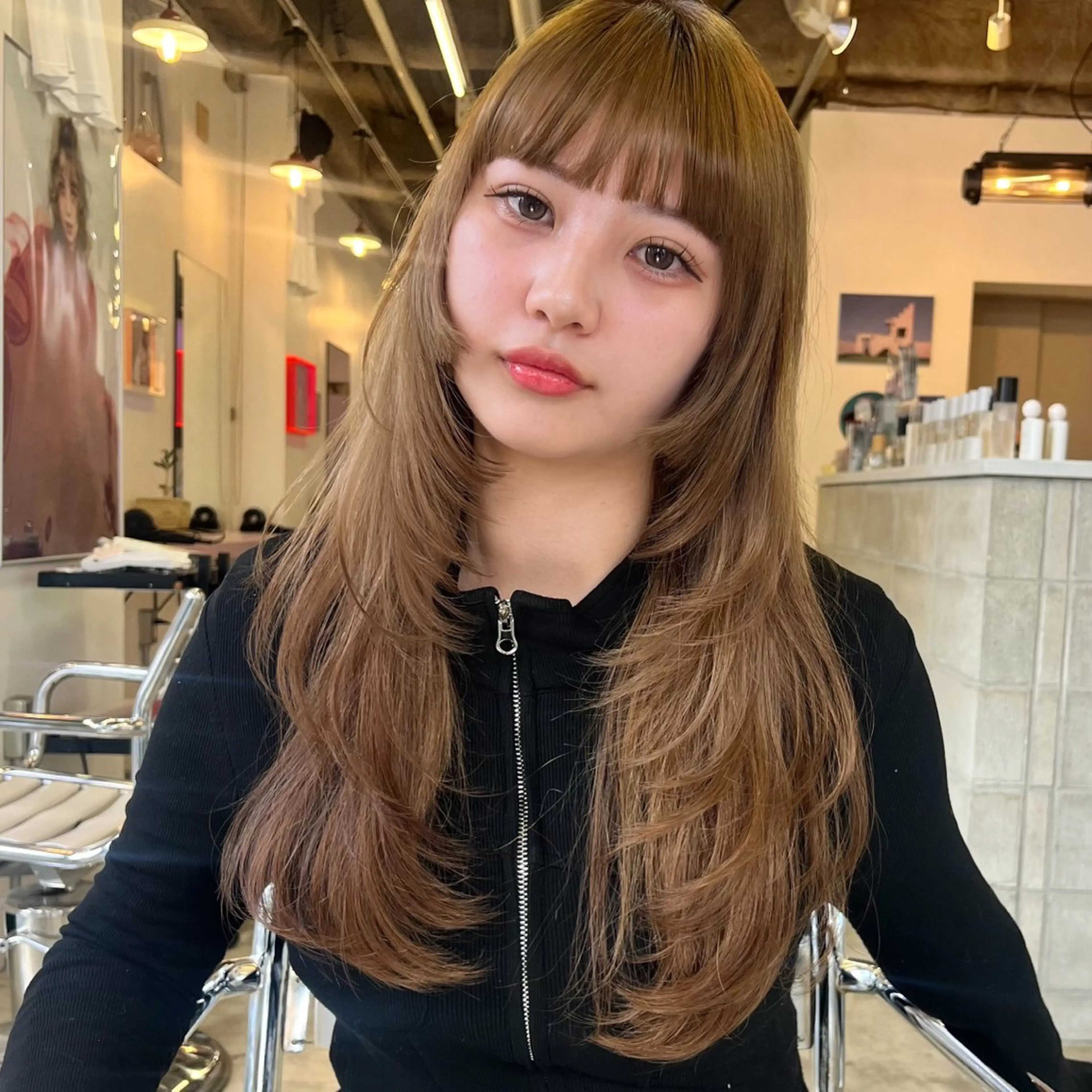 ロング カラー ヘアカラー ness🎖️ カミカリスマ受賞のヘアスタイル