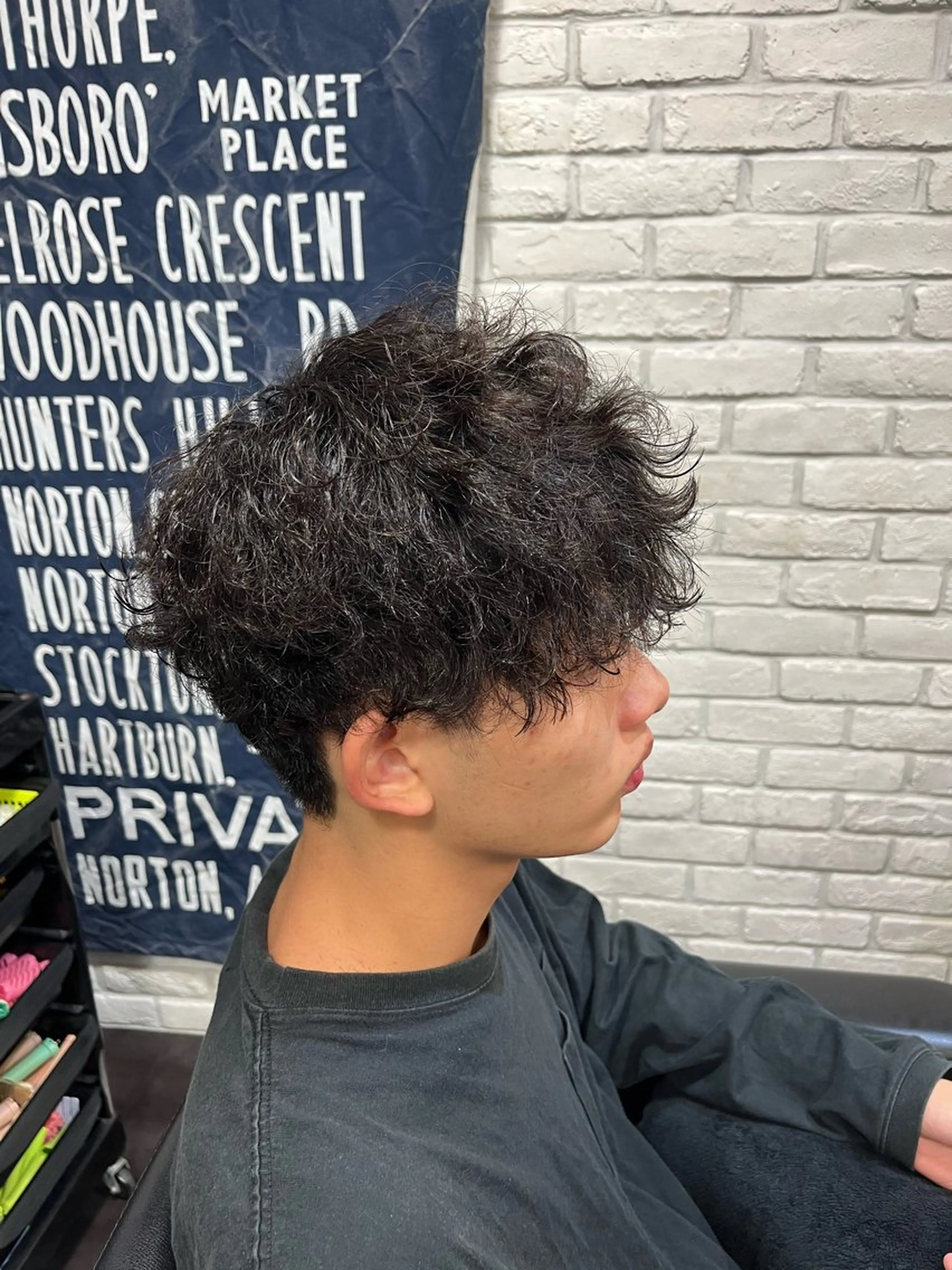 パーマ メンズ ✂️0円モデル募集中 ❣️坂本詩穂🌟彡のヘアスタイル