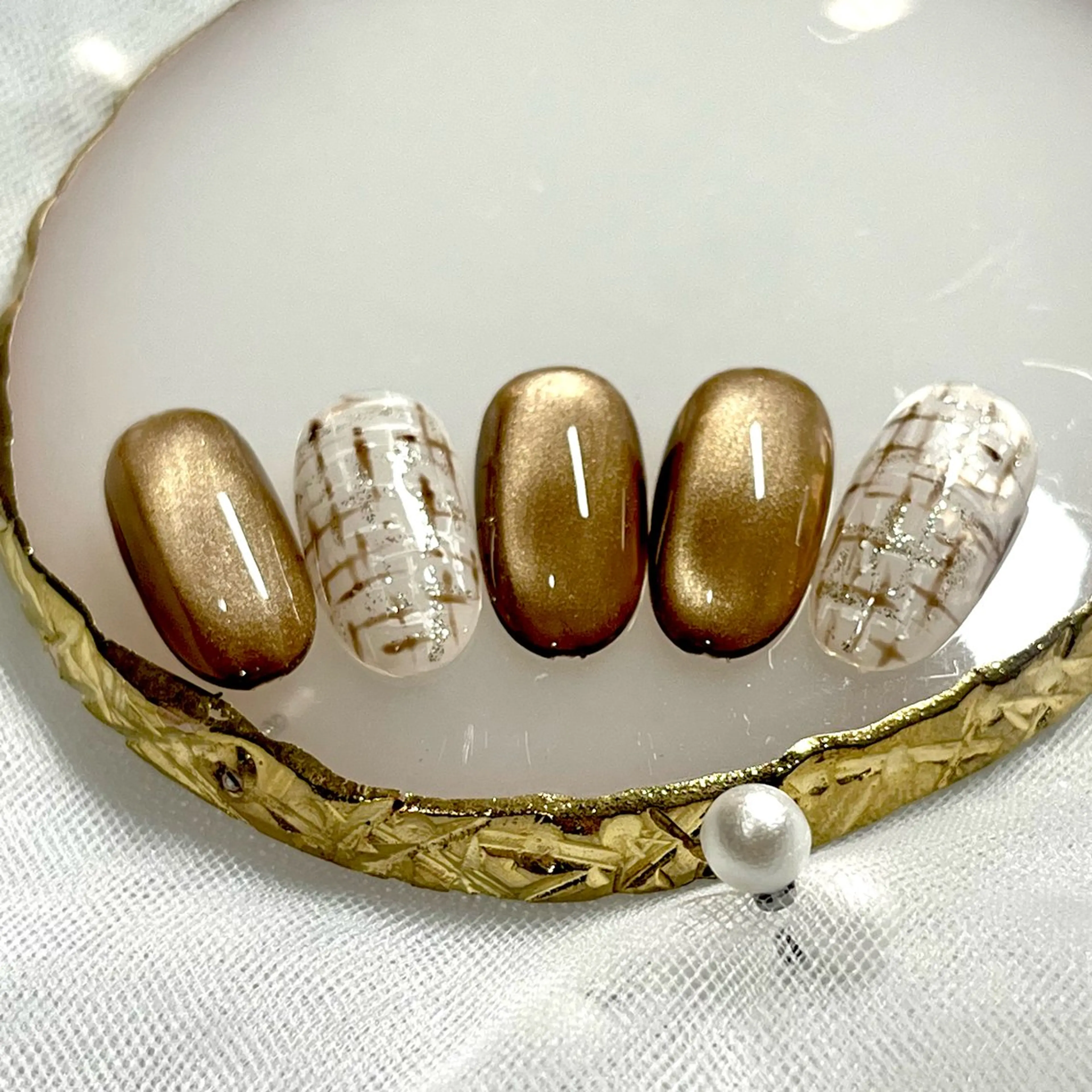 ネイル ハンドネイル Kodebu Usagi Nail所属・Yuko Kanamedaのネイルデザイン