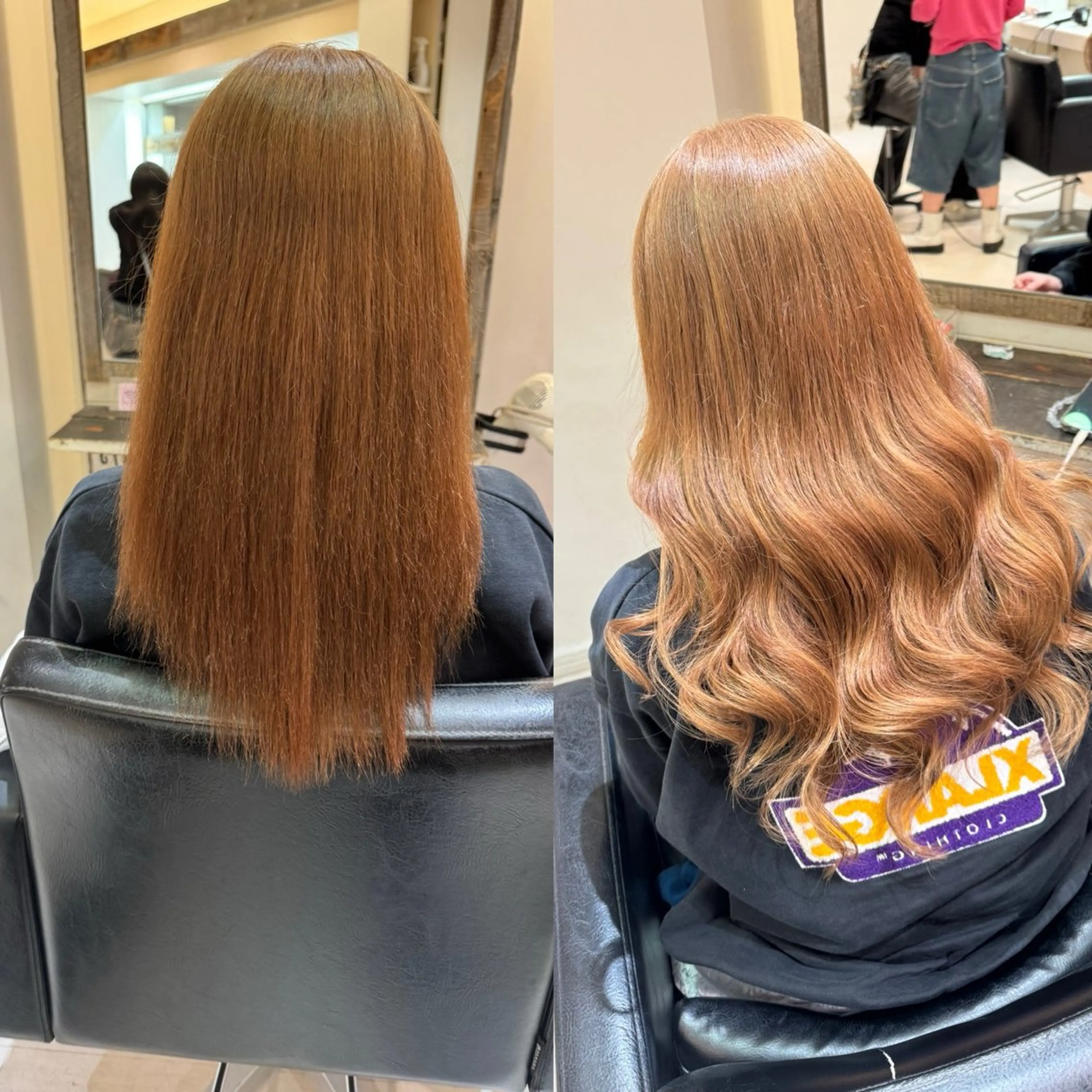 ロング 濱川響太レディース カットモデルのヘアスタイル