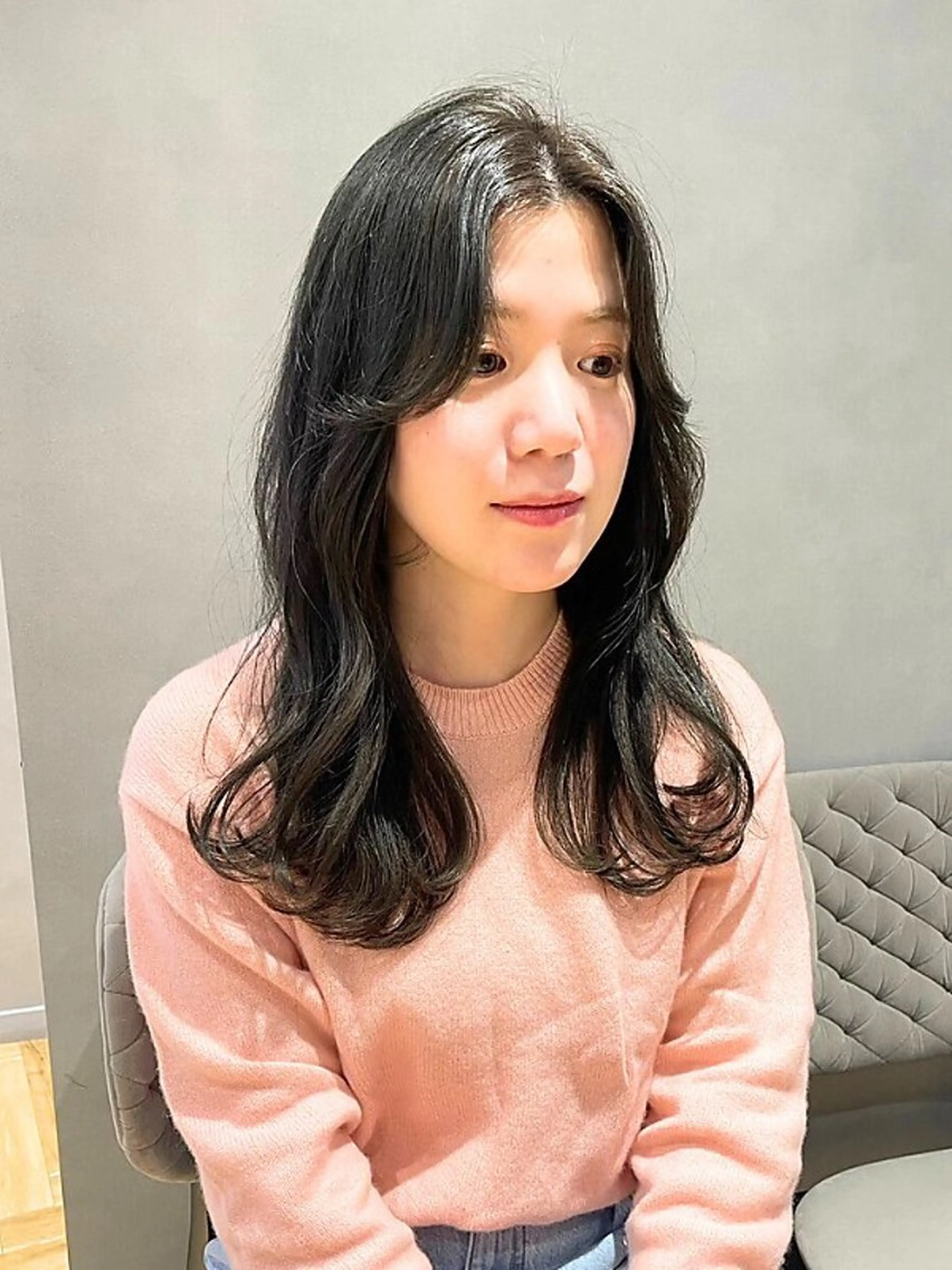 ロング 顔周りカット レイヤーカット 樋口 美咲のヘアスタイル