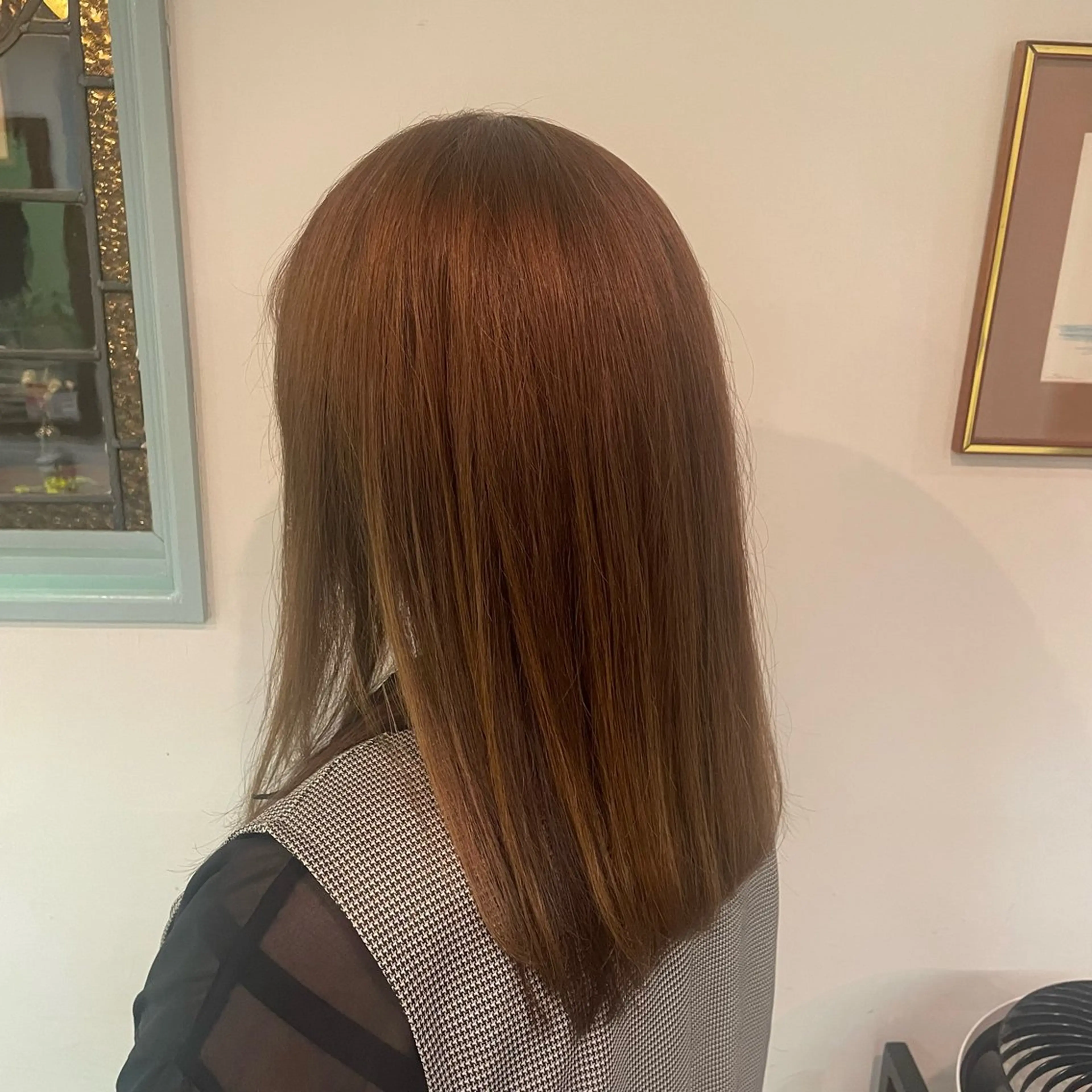 カラー ベージュカラー オレンジ オレンジベージュ THE LAND所属・釘町 恵美里のヘアスタイル