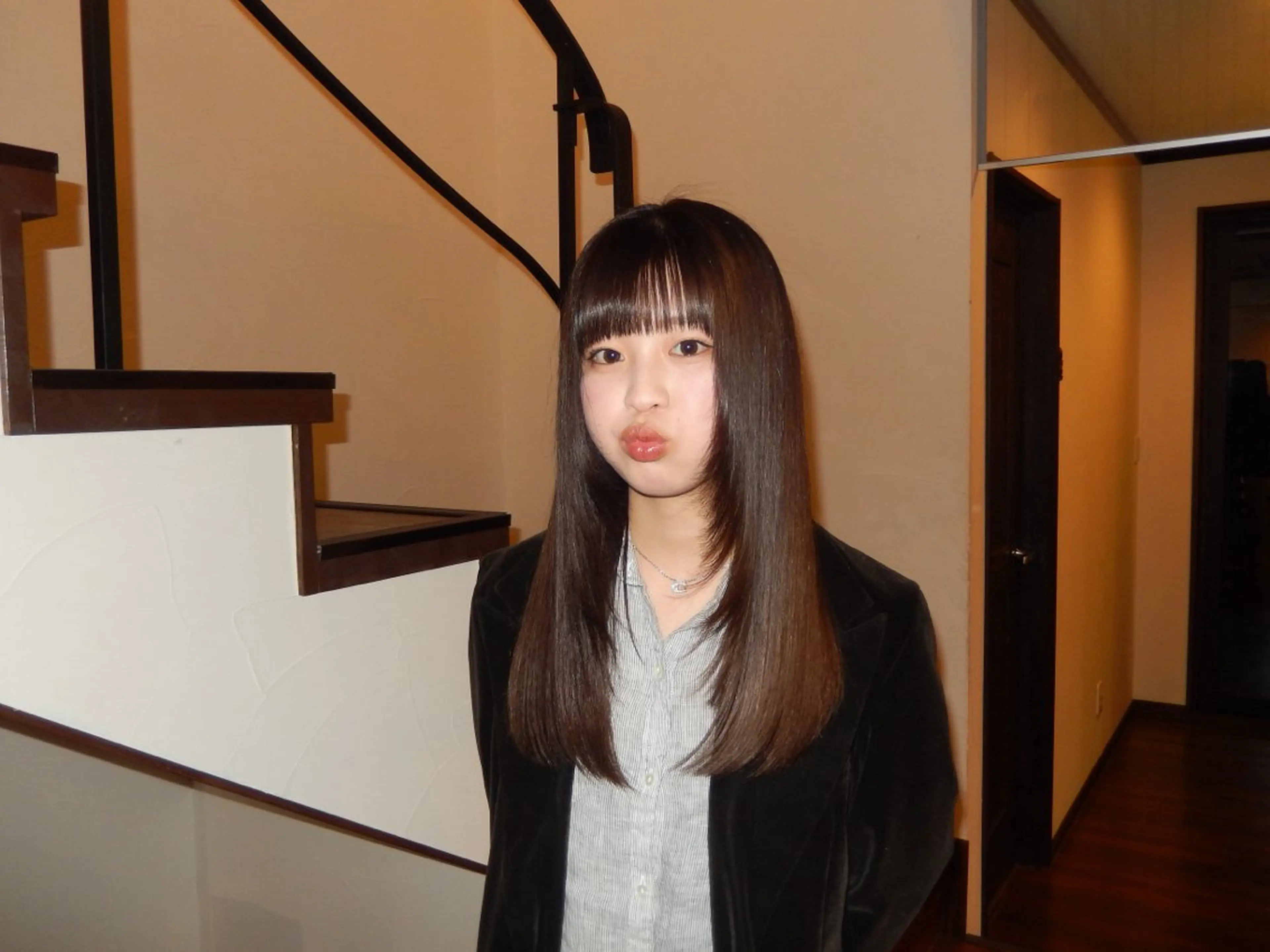 ロング 顔周りカット レイヤーカット 美容室 Luccica HAWAII所属・ミディアム/ボブ/ Shukaのヘアスタイル