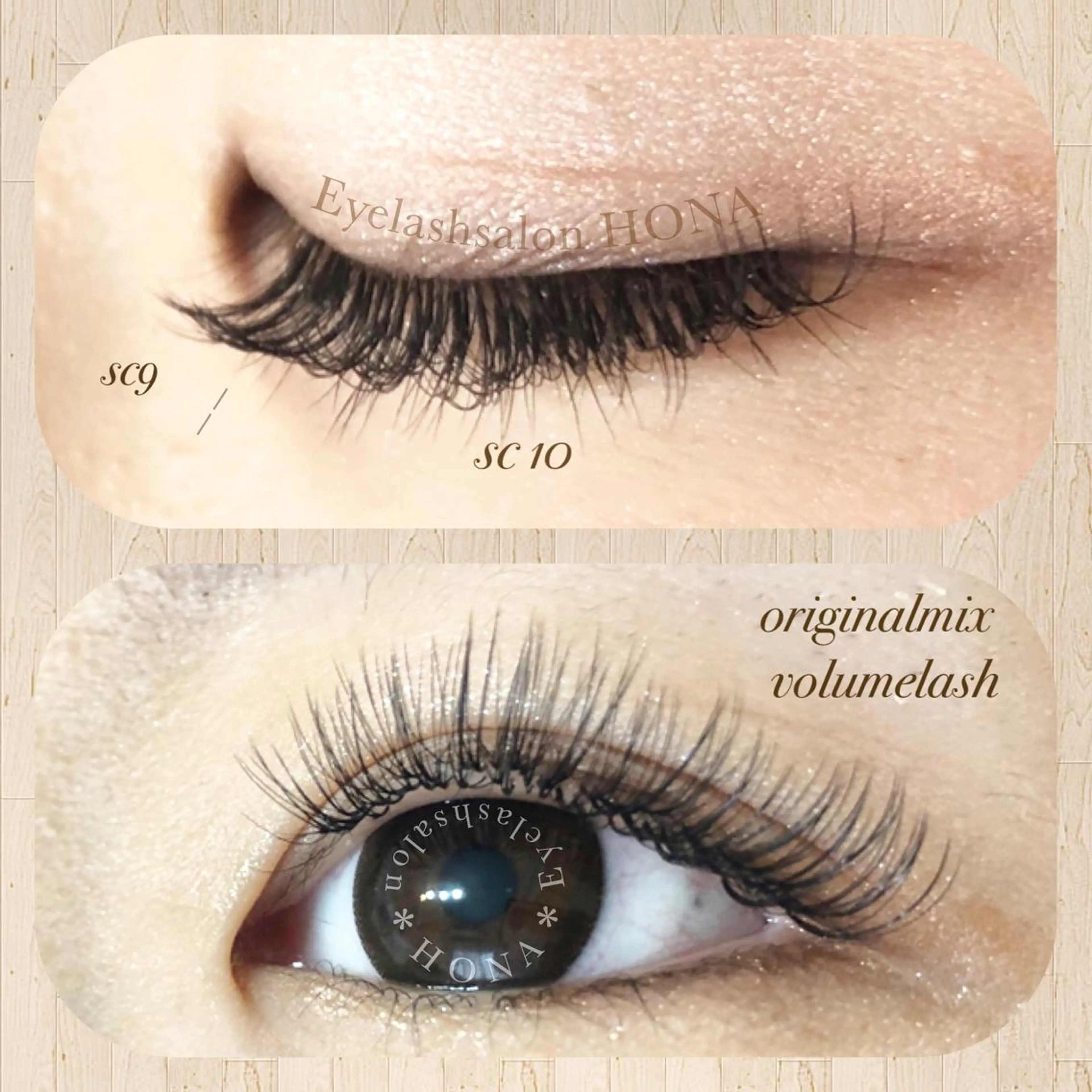 マツエク・マツパ ꕥ HONAのマツエク・マツパデザイン