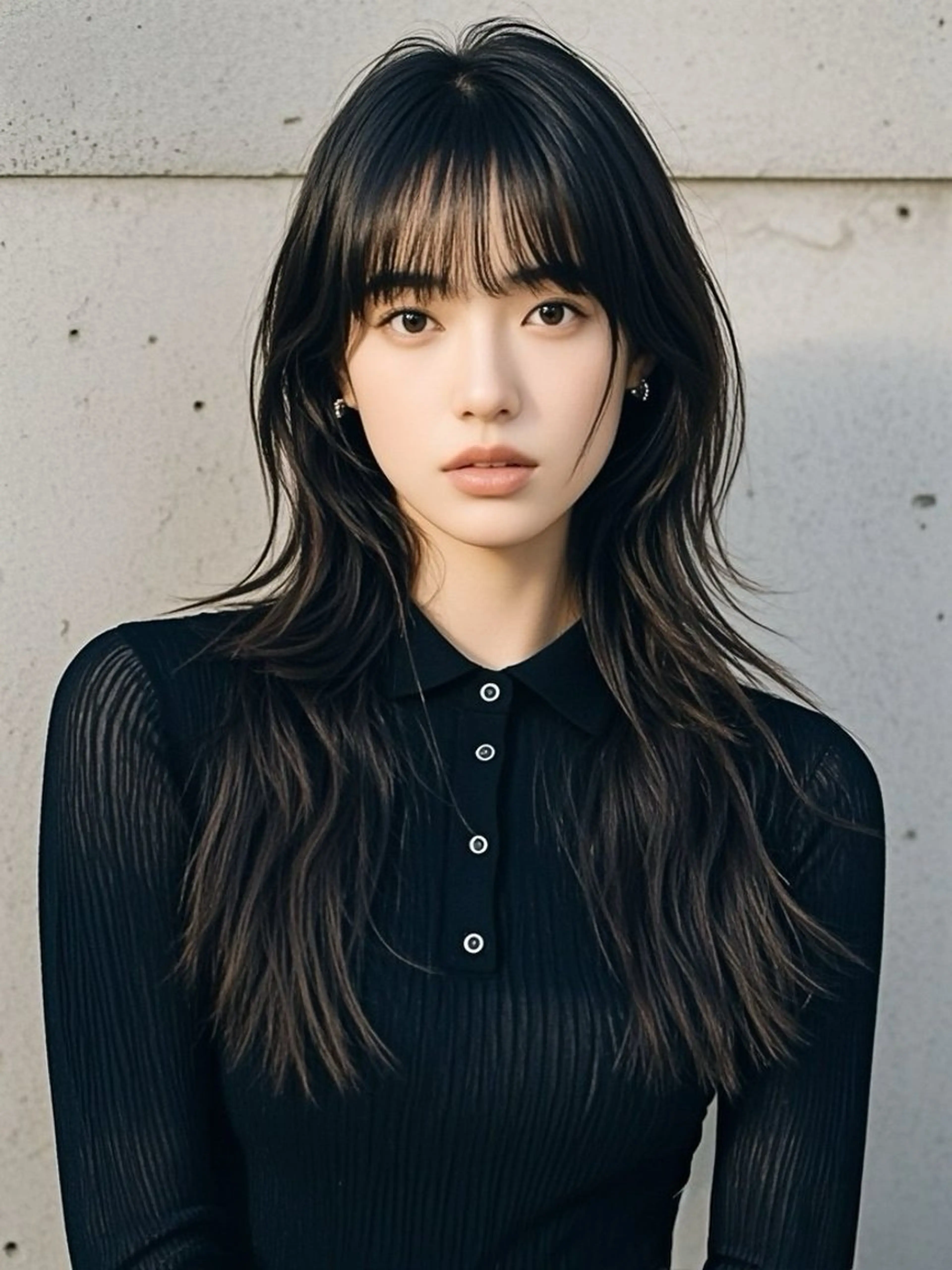 ロング ショートボブ アッシュ ボブ くびれヘア ハッシュカット カット ヘアカラー トリートメント ウルフカット 811 大阪梅田 ウルフのヘアスタイル