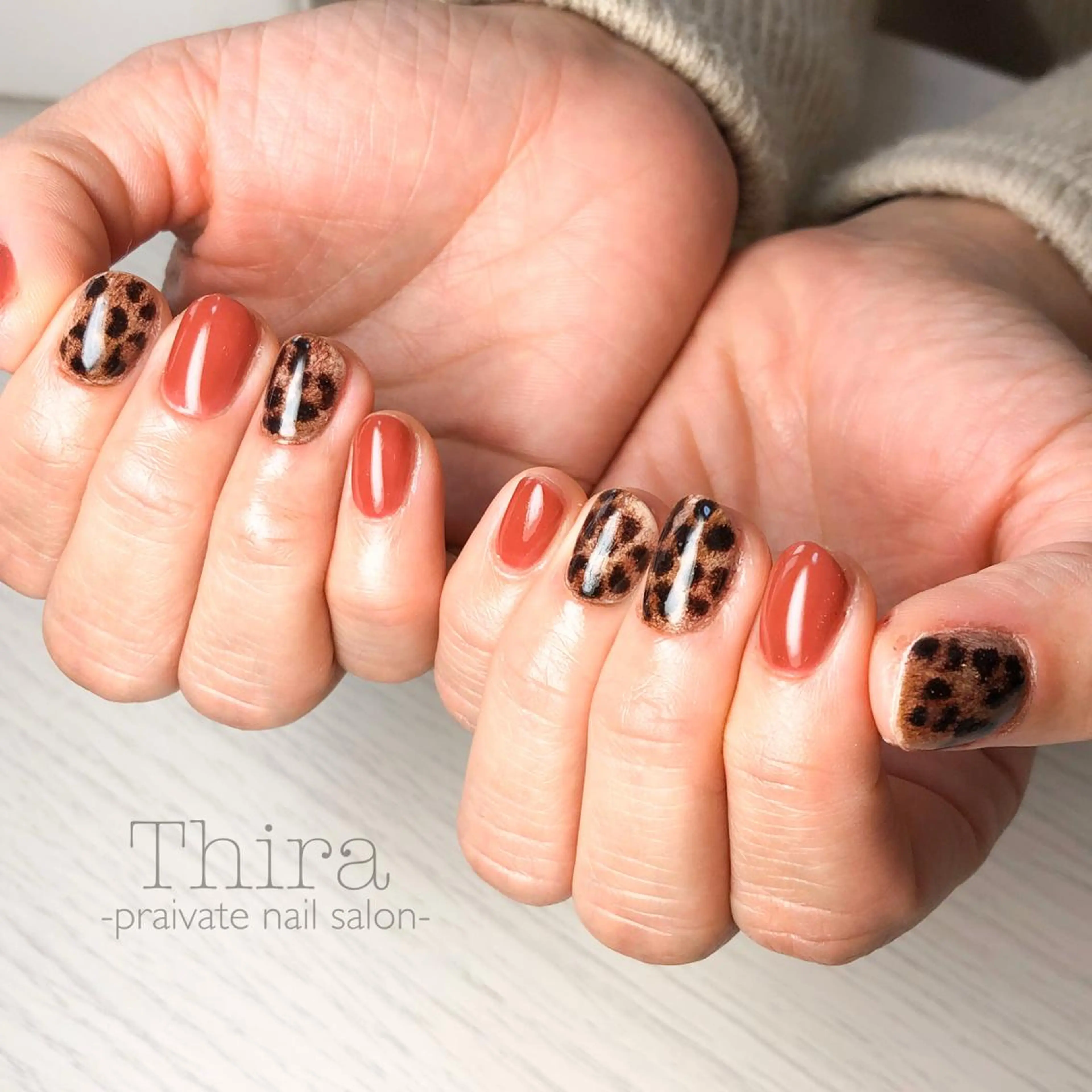 ネイル アニマル柄 Nail saeのネイルデザイン