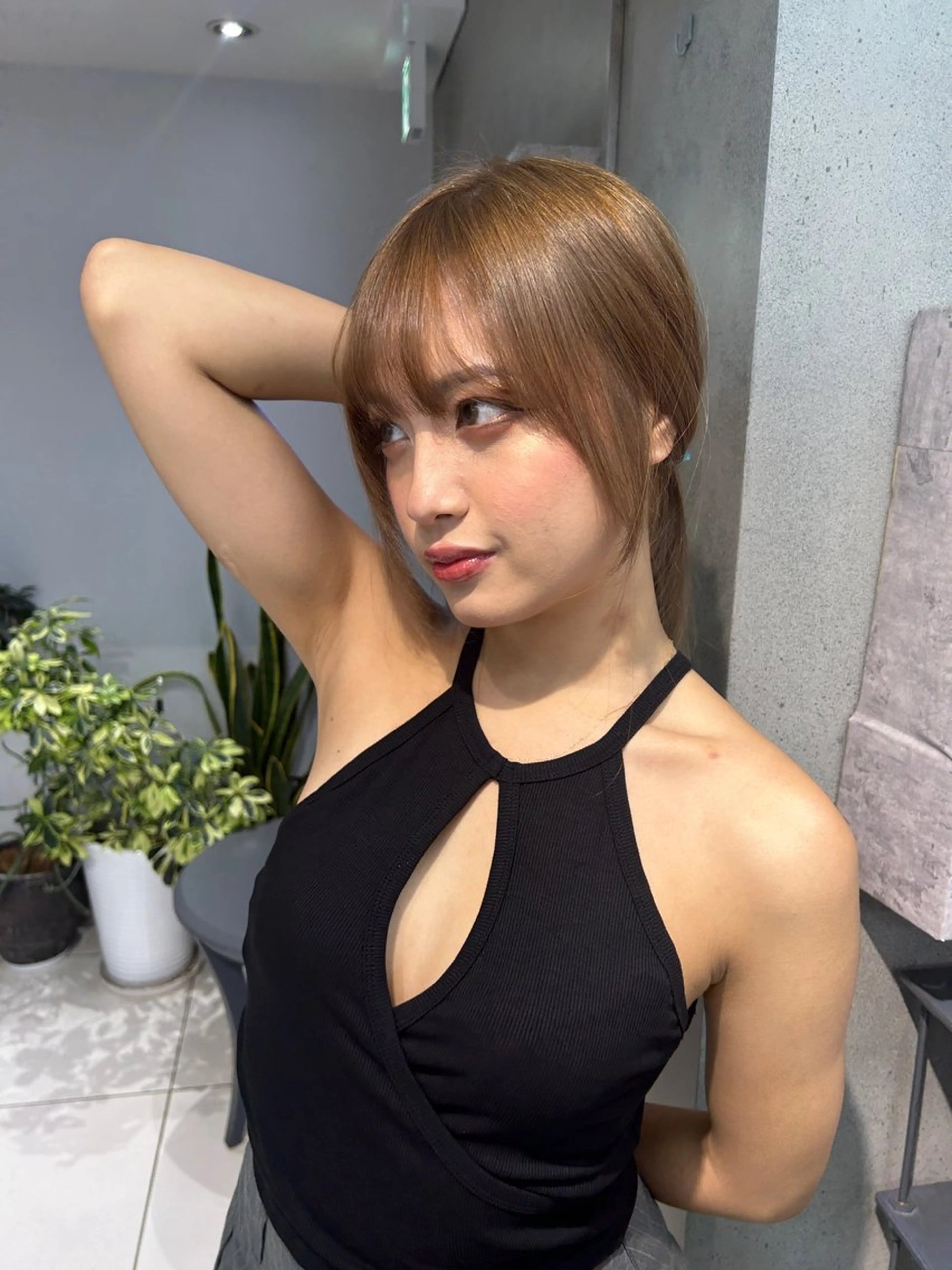 ロング レイヤー×ツヤカラー 渋谷/kougaのヘアスタイル