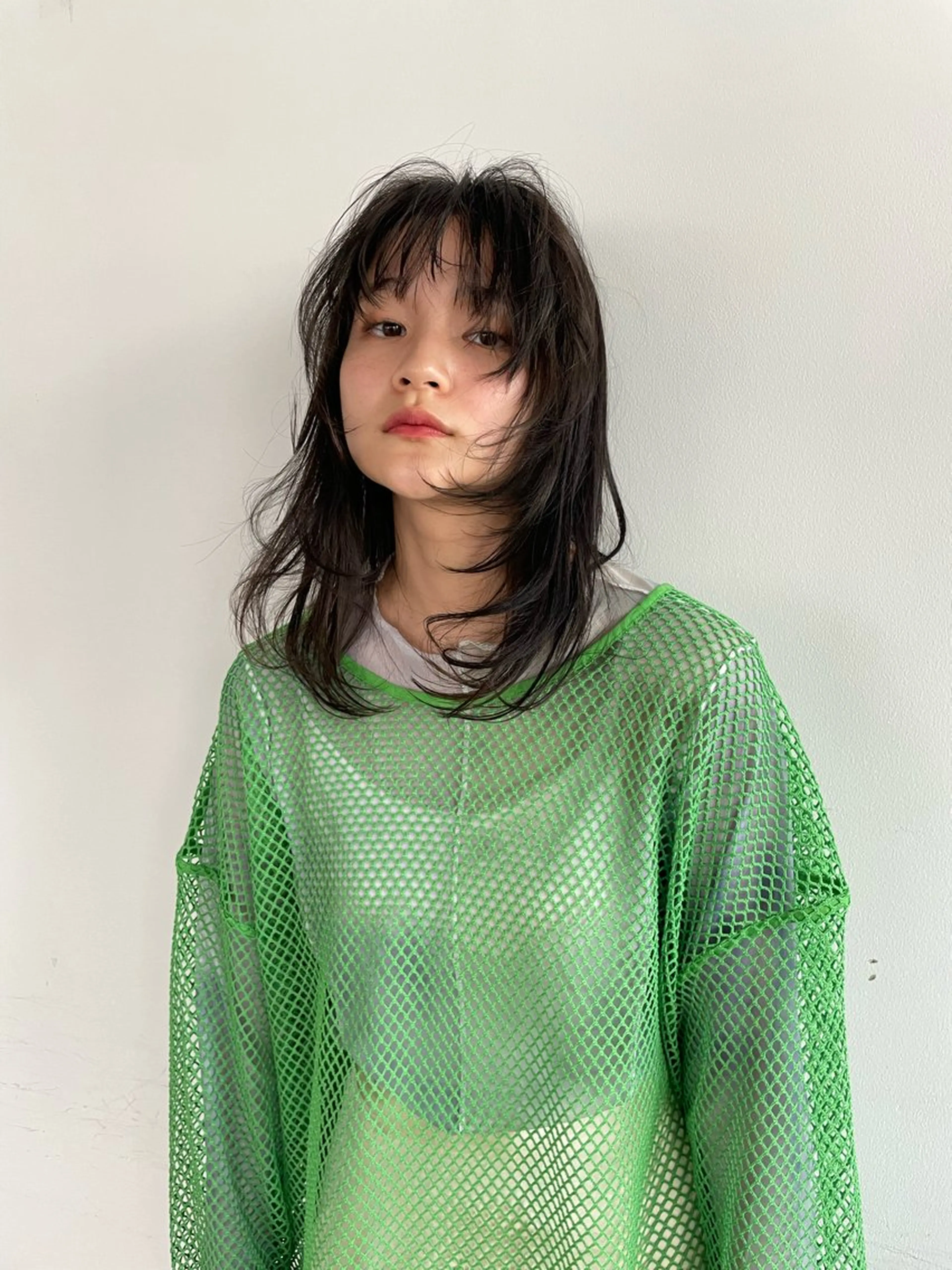 セミロング ボブ/レイヤー /河内温太のヘアスタイル