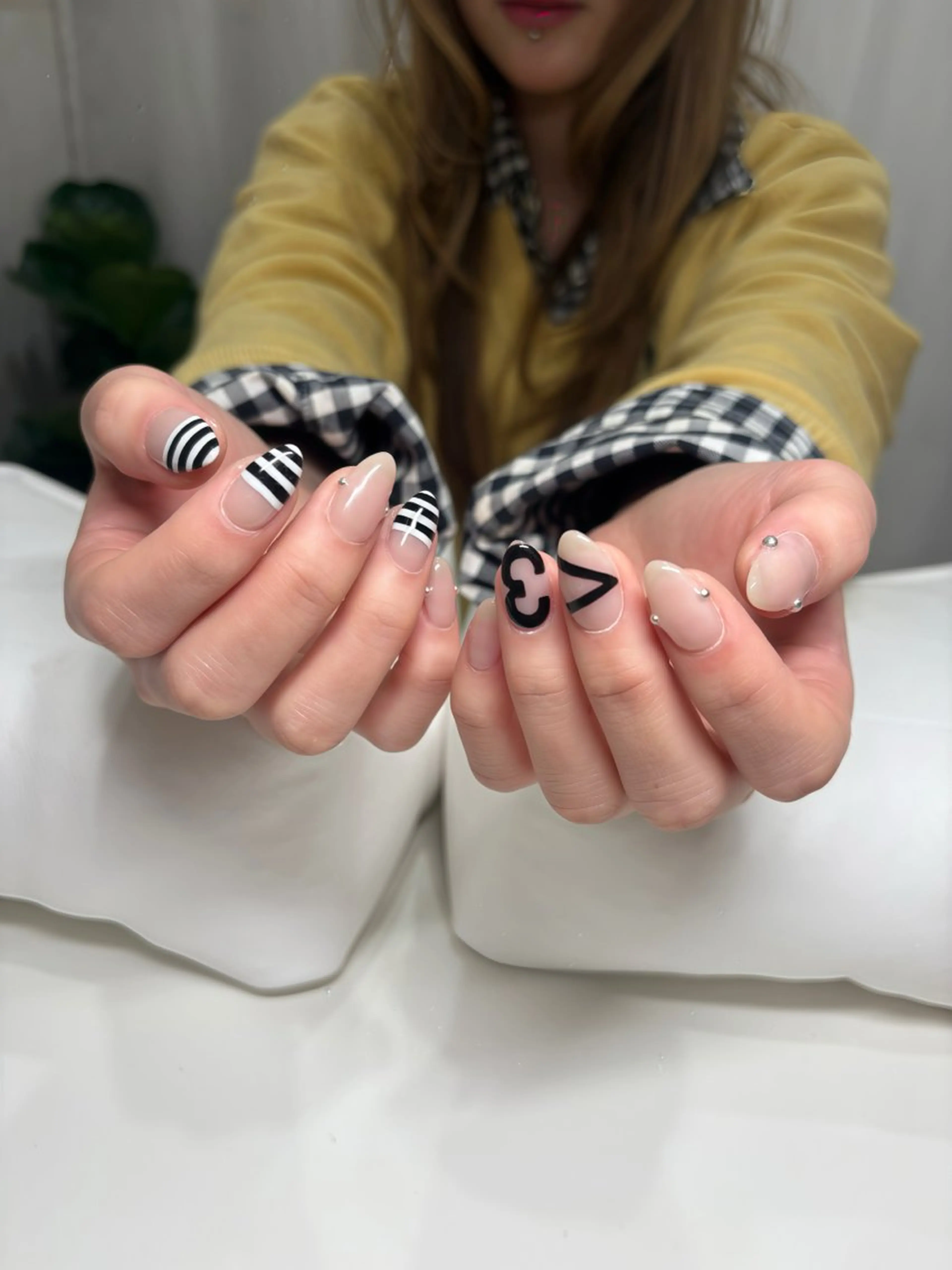 ネイル ハート 韓国ネイル ハンドネイル GO TODAY シェアサロン Aimee店所属・nail salon /44timeのネイルデザイン