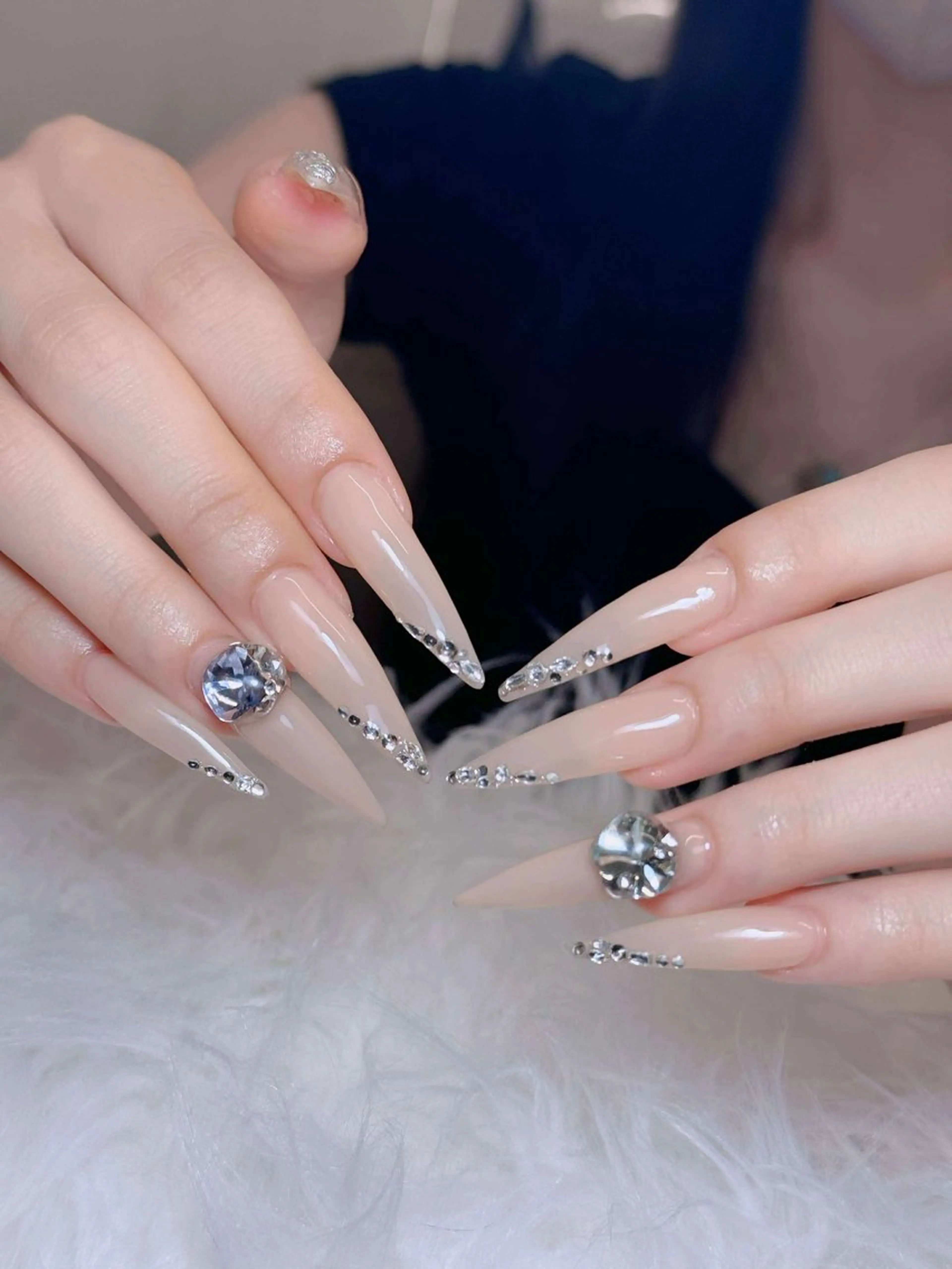 ネイル オーロラネイル チークネイル フットネイル フレンチネイル 韓国ネイル ハンドネイル Lumi Nailのネイルデザイン