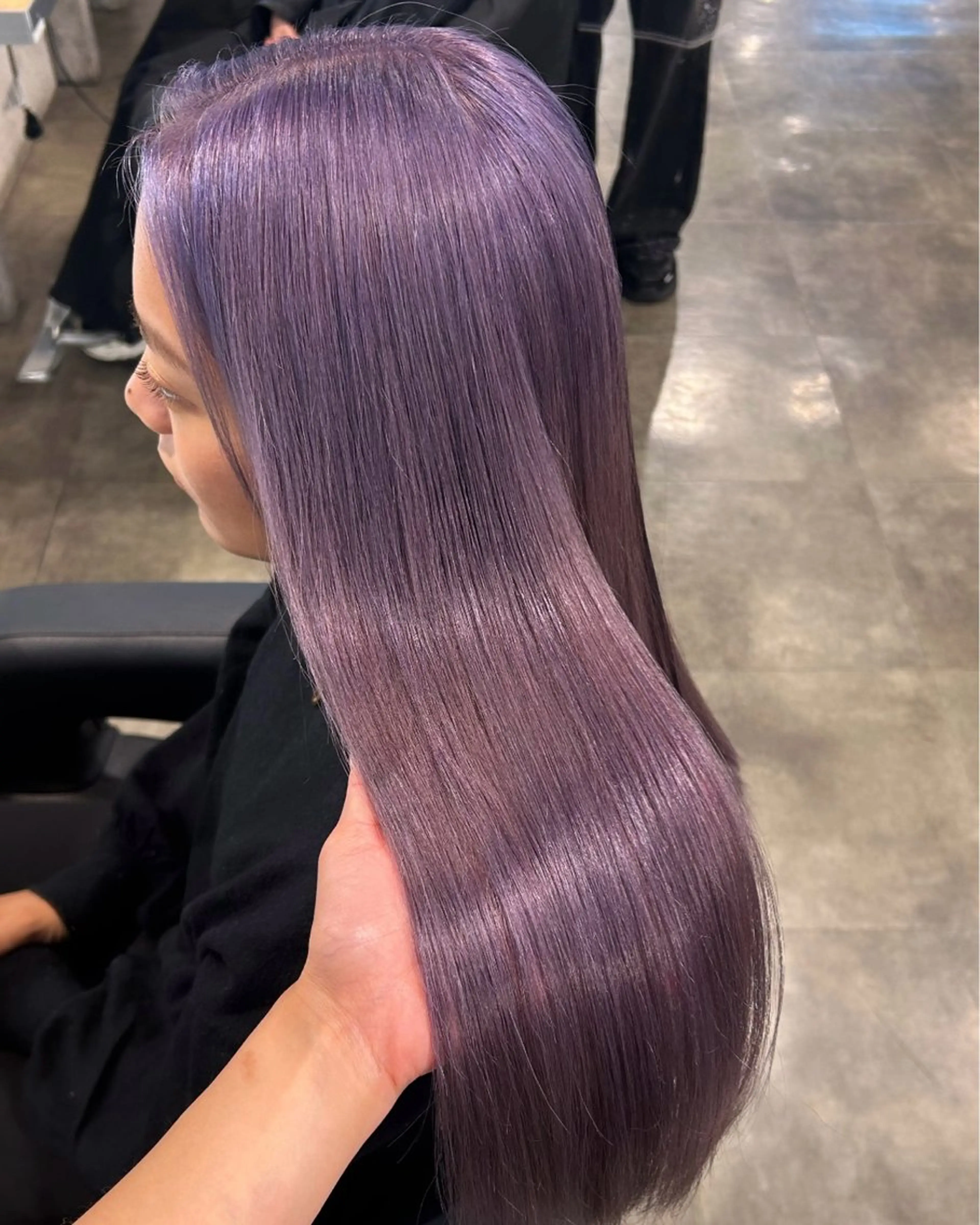 ロング カラー IS所属・横浜美容室/透明感 カラー/レイヤーのヘアスタイル