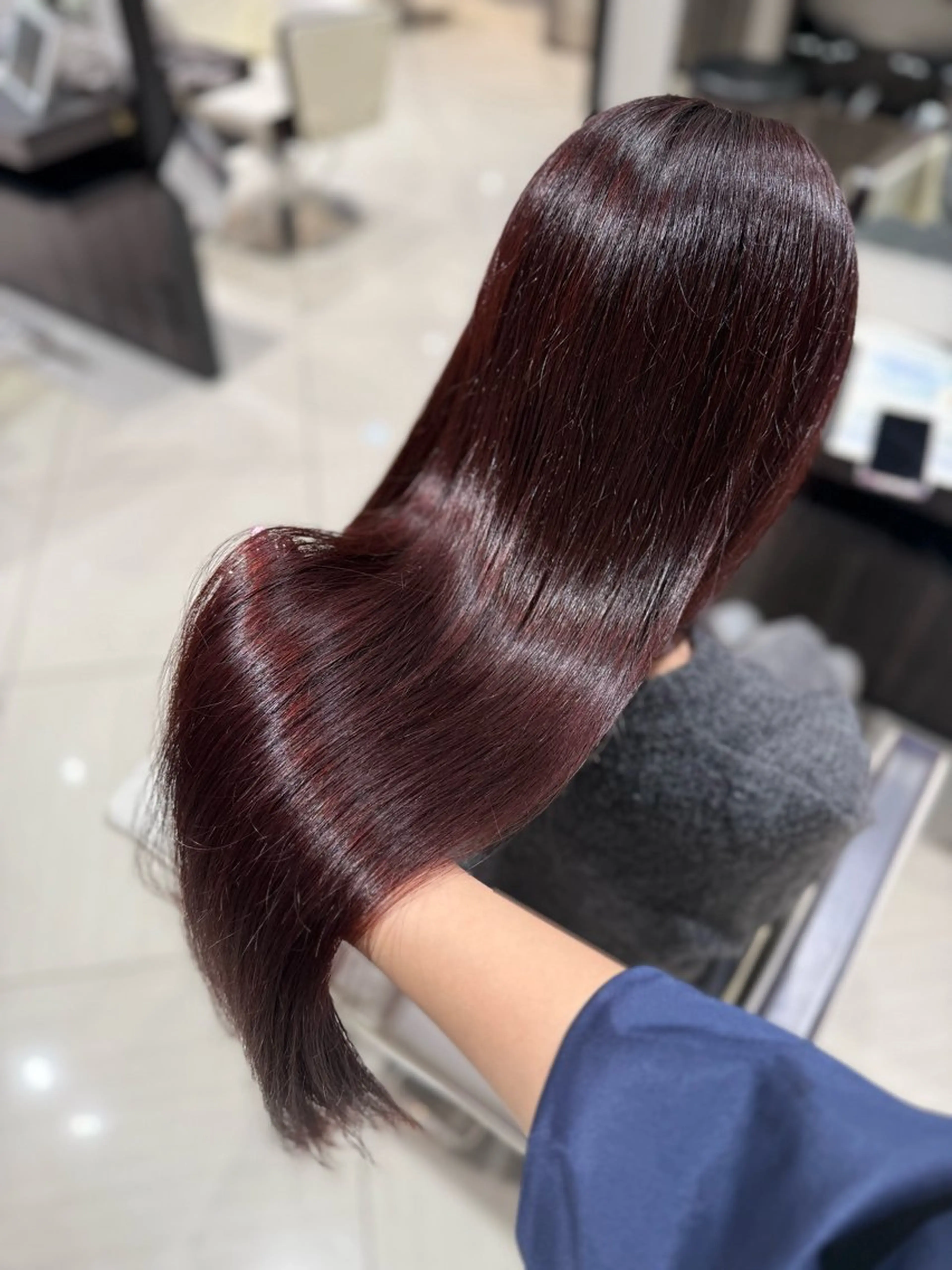 ロング カラー Harris　表参道・外苑前・青山　表参道本店所属・艶カラー/ハイトーン /アレンジ/meiのヘアスタイル