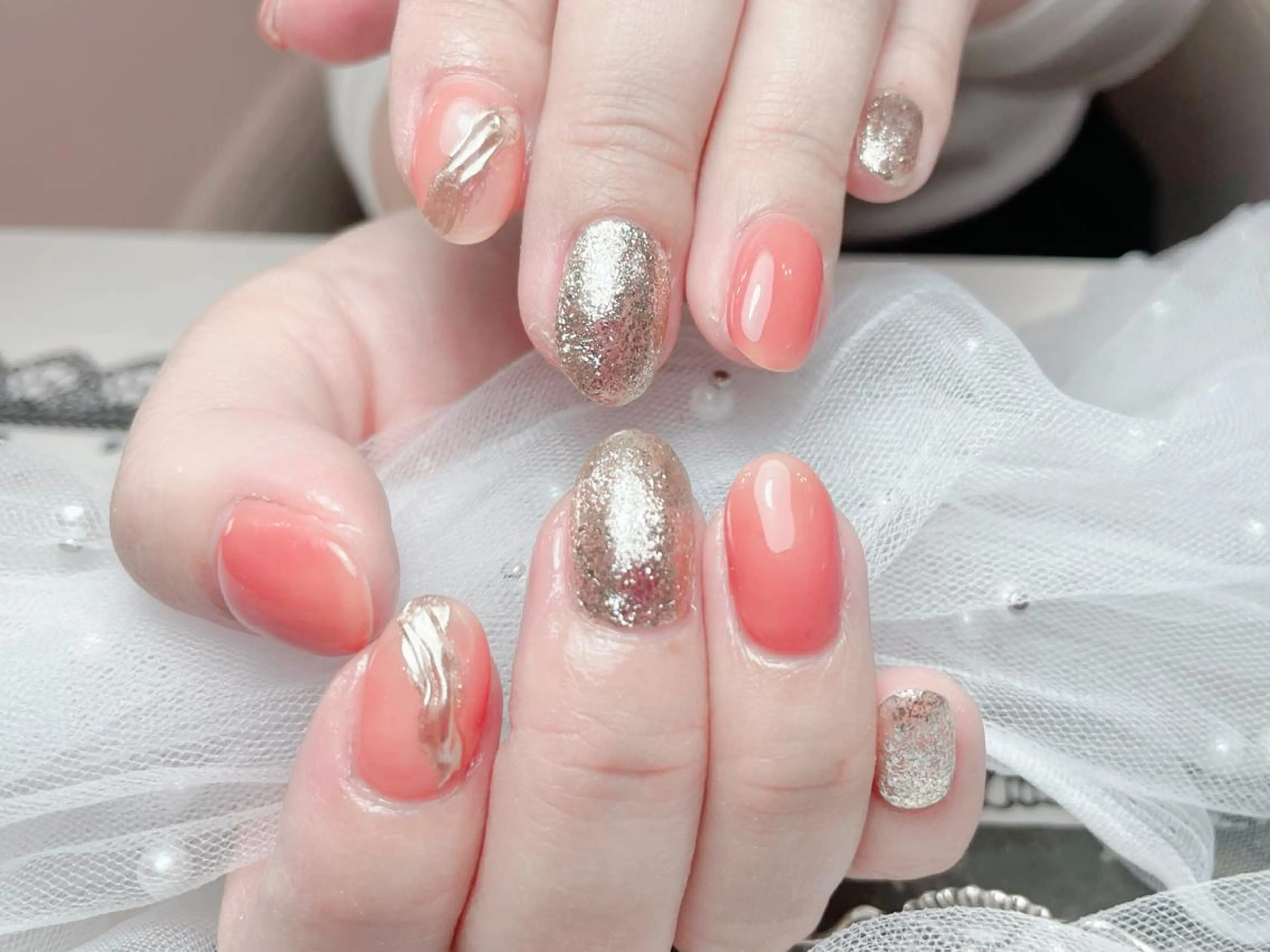 ネイル ハンドネイル マジックミラー所属・マジック ミラーのネイルデザイン