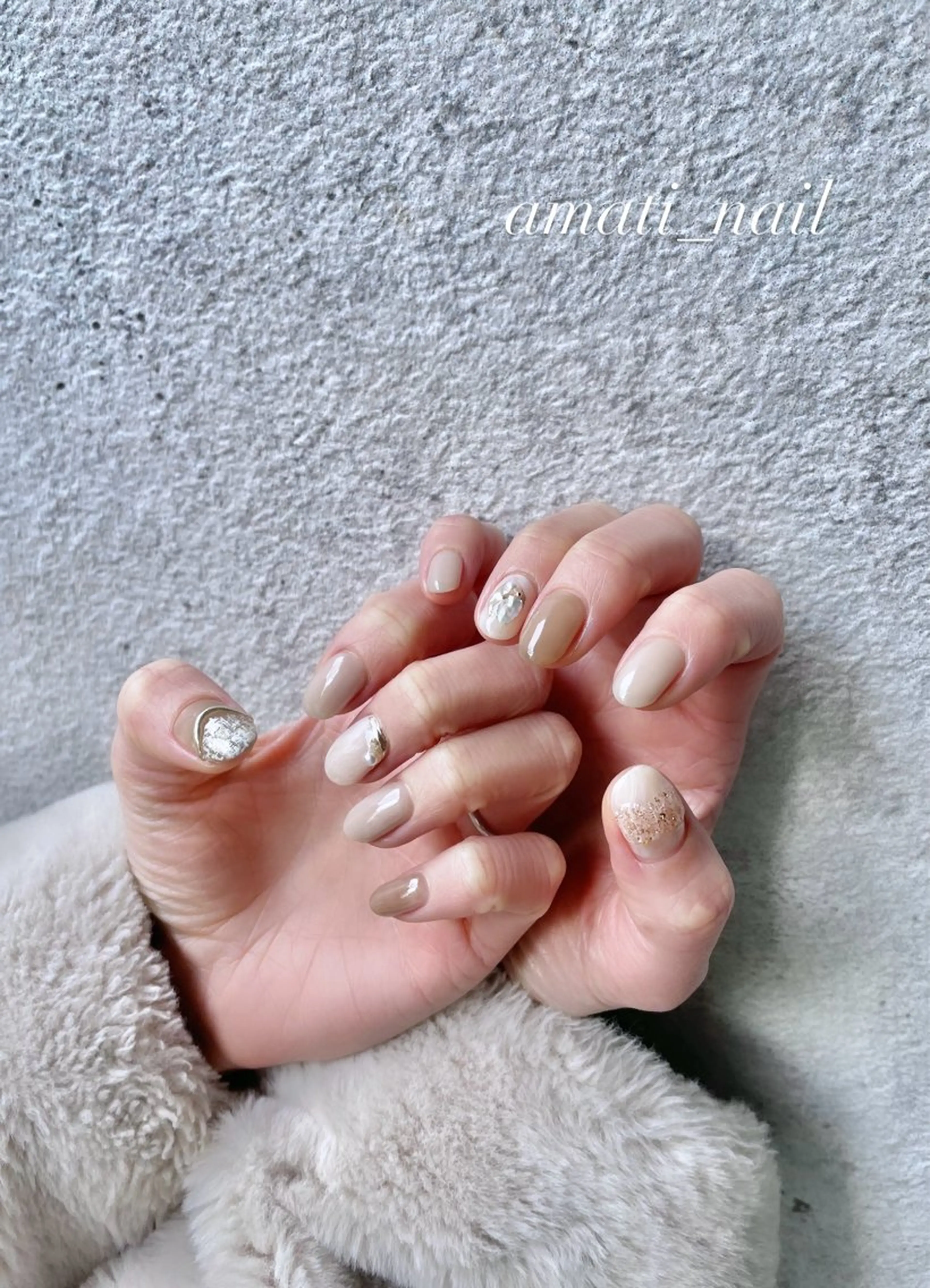 ネイル フットネイル ジェルネイル マグネットネイル ミラーネイル ニュアンスネイル ハンドネイル amati_nail TAKAKOのネイルデザイン