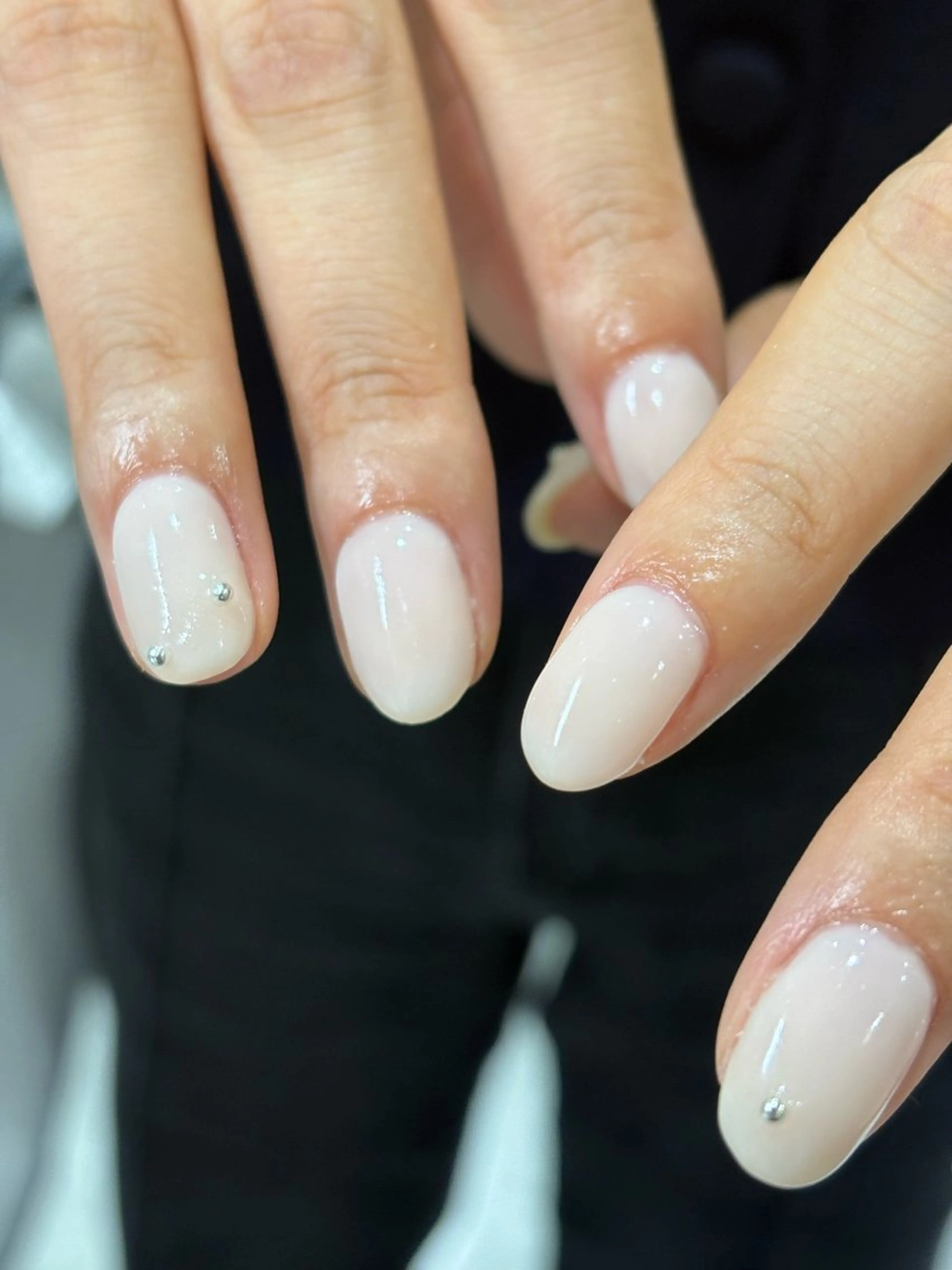 🎗️ simple course(オフ込み) ¥5000 ⚪️シンプル/ニュアンス/シンプルデザイン/アート少なめの写真