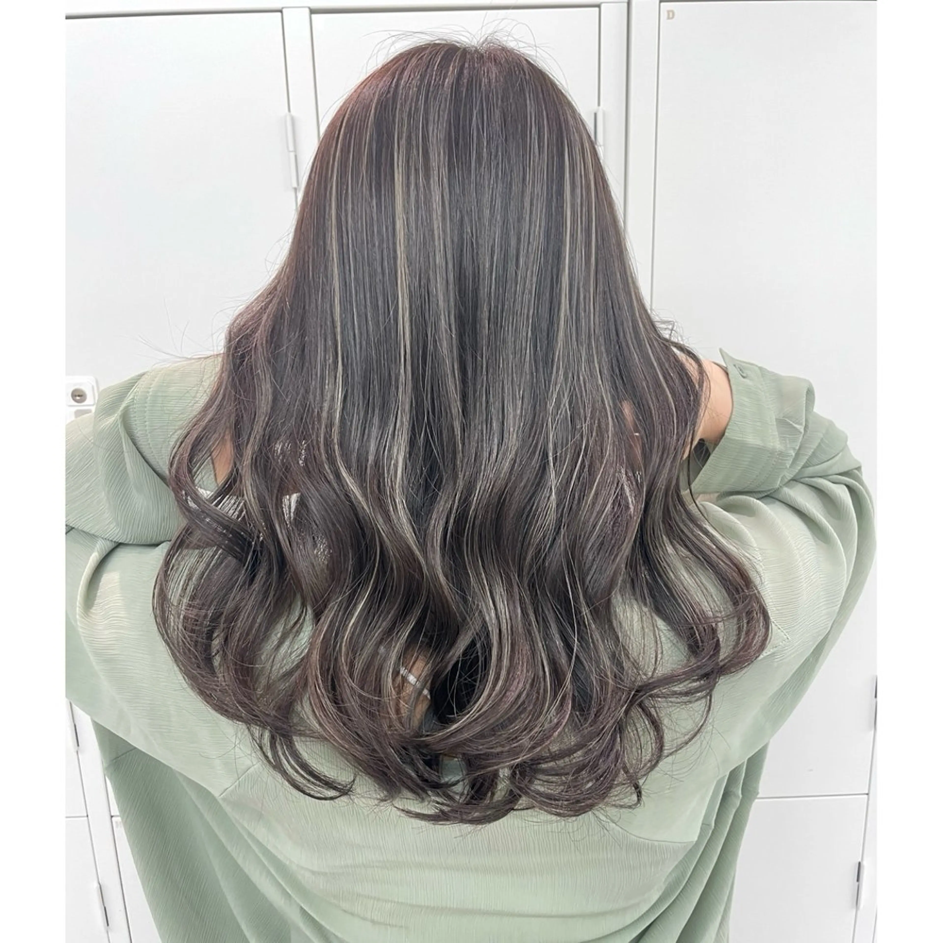 ミディアム カラー カット ヘアカラー トリートメント 奥山義進/大宮 /ダブルカラーのヘアスタイル