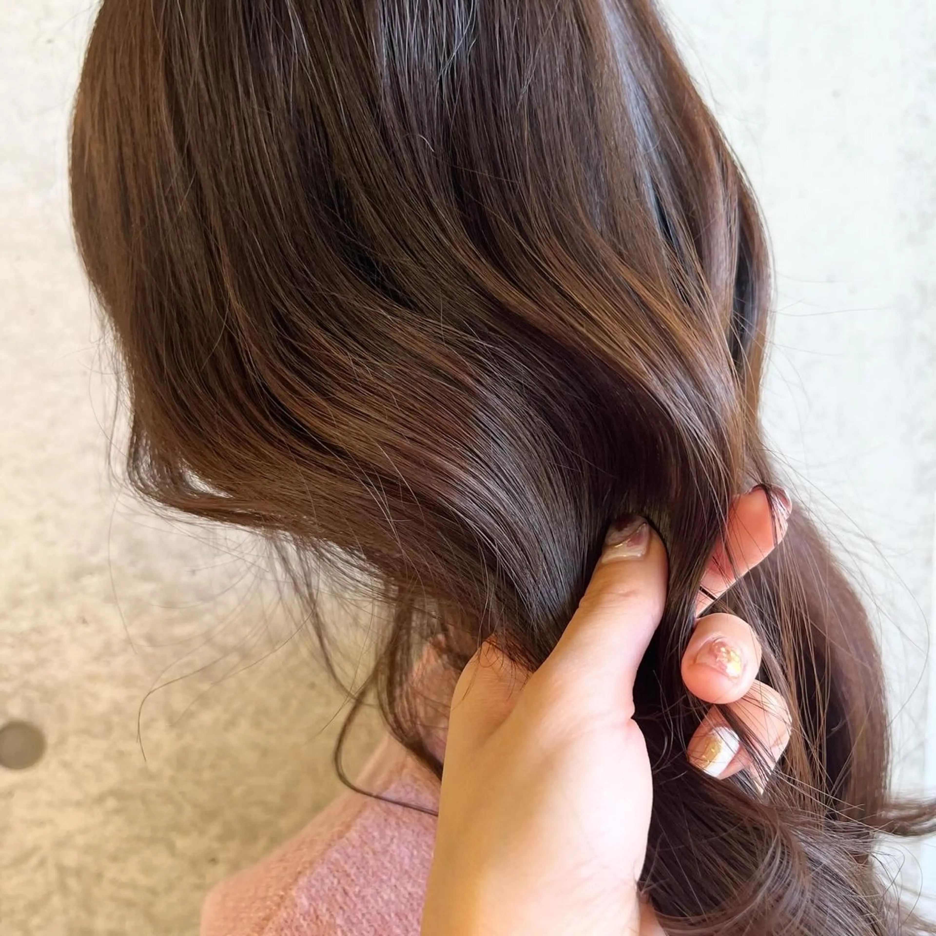 セミロング カラー ブラウンカラー マロンブラウン トリートメント ヘアカラー トリートメント Miyu🎀レイヤー ／透明感カラー🪽のヘアスタイル