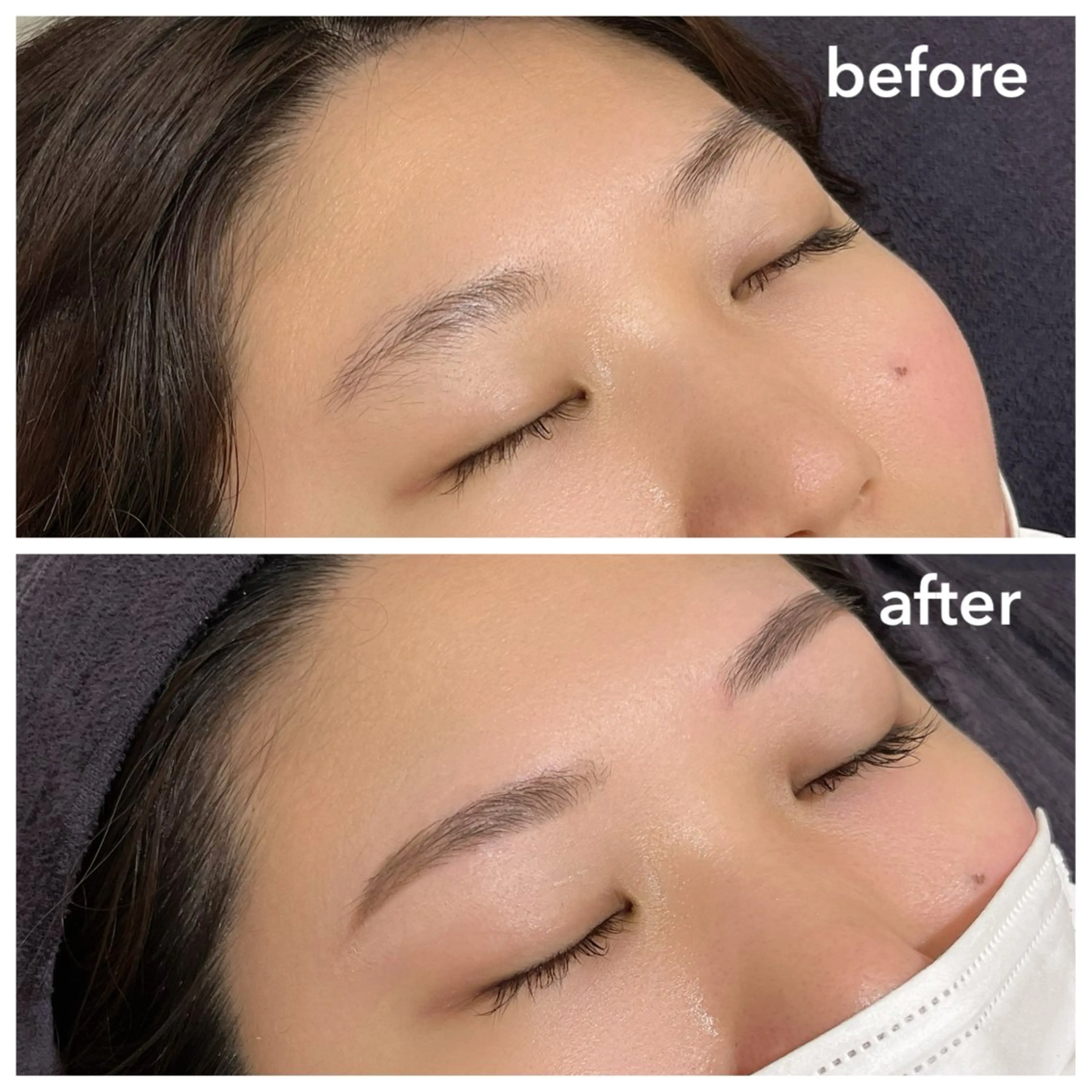 アイブロウ なわた さきのヘアスタイル