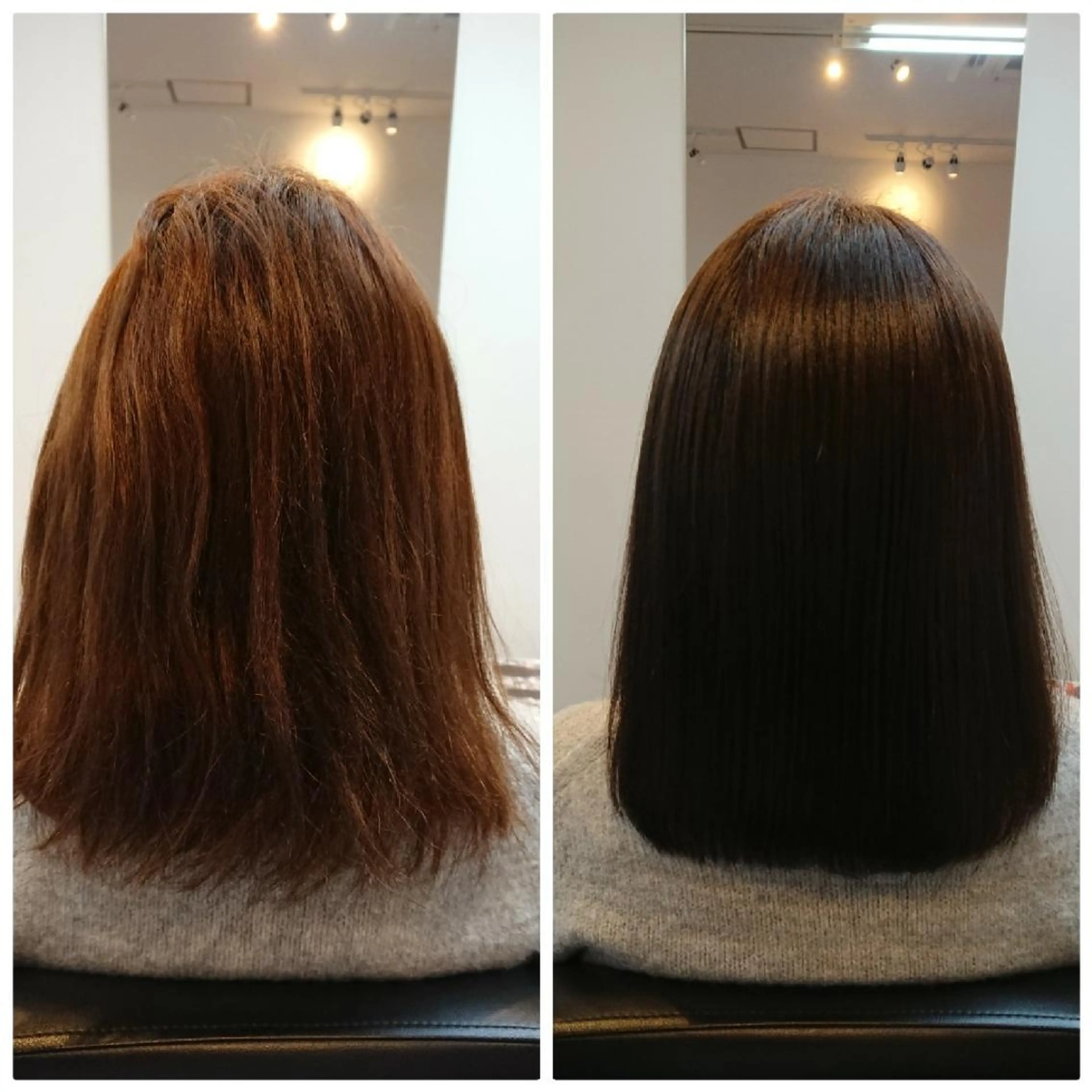 ミディアム カット ヘアカラー トリートメント 原田 祥彰のヘアスタイル