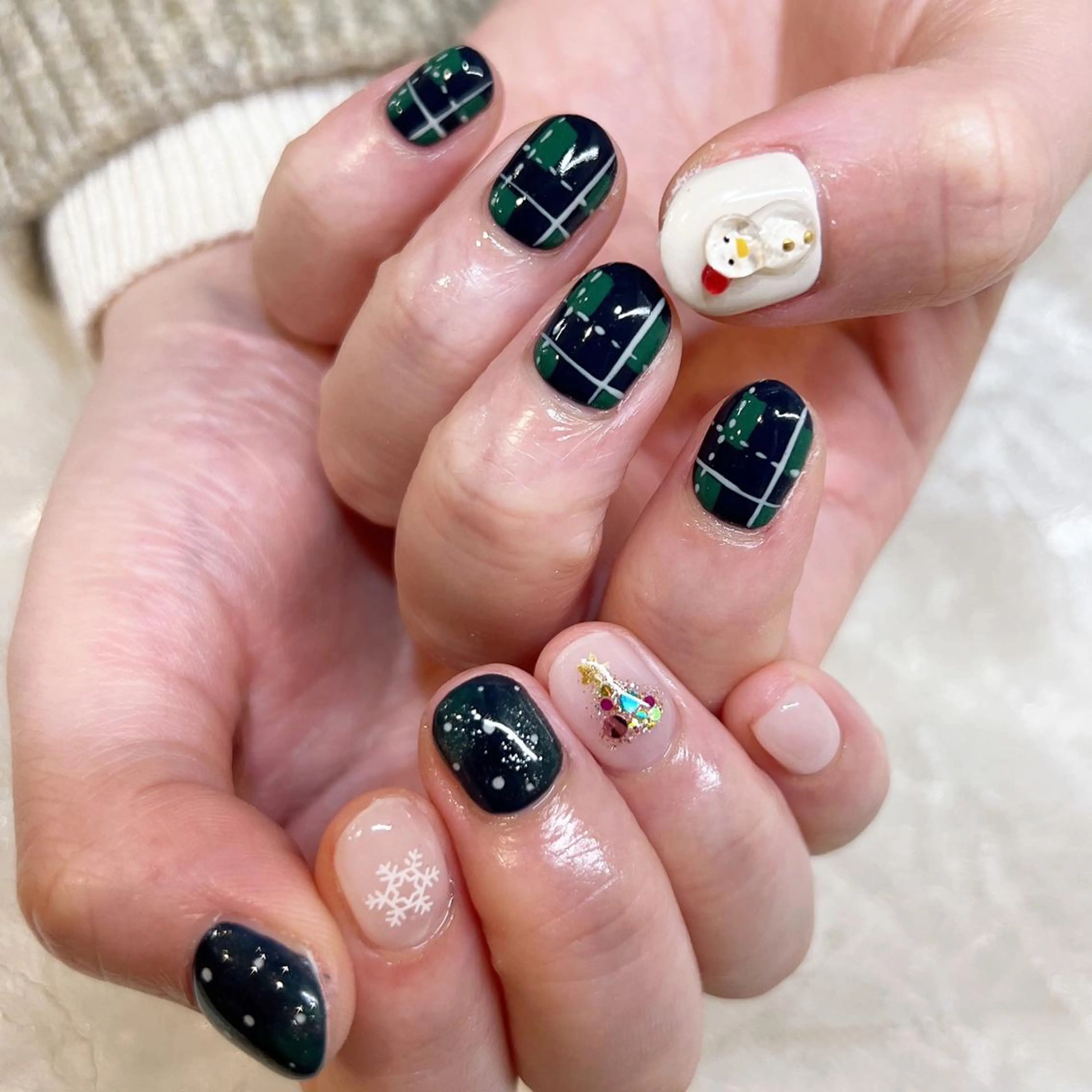 ネイル 冬ネイル ♡Nailist yui♡のネイルデザイン