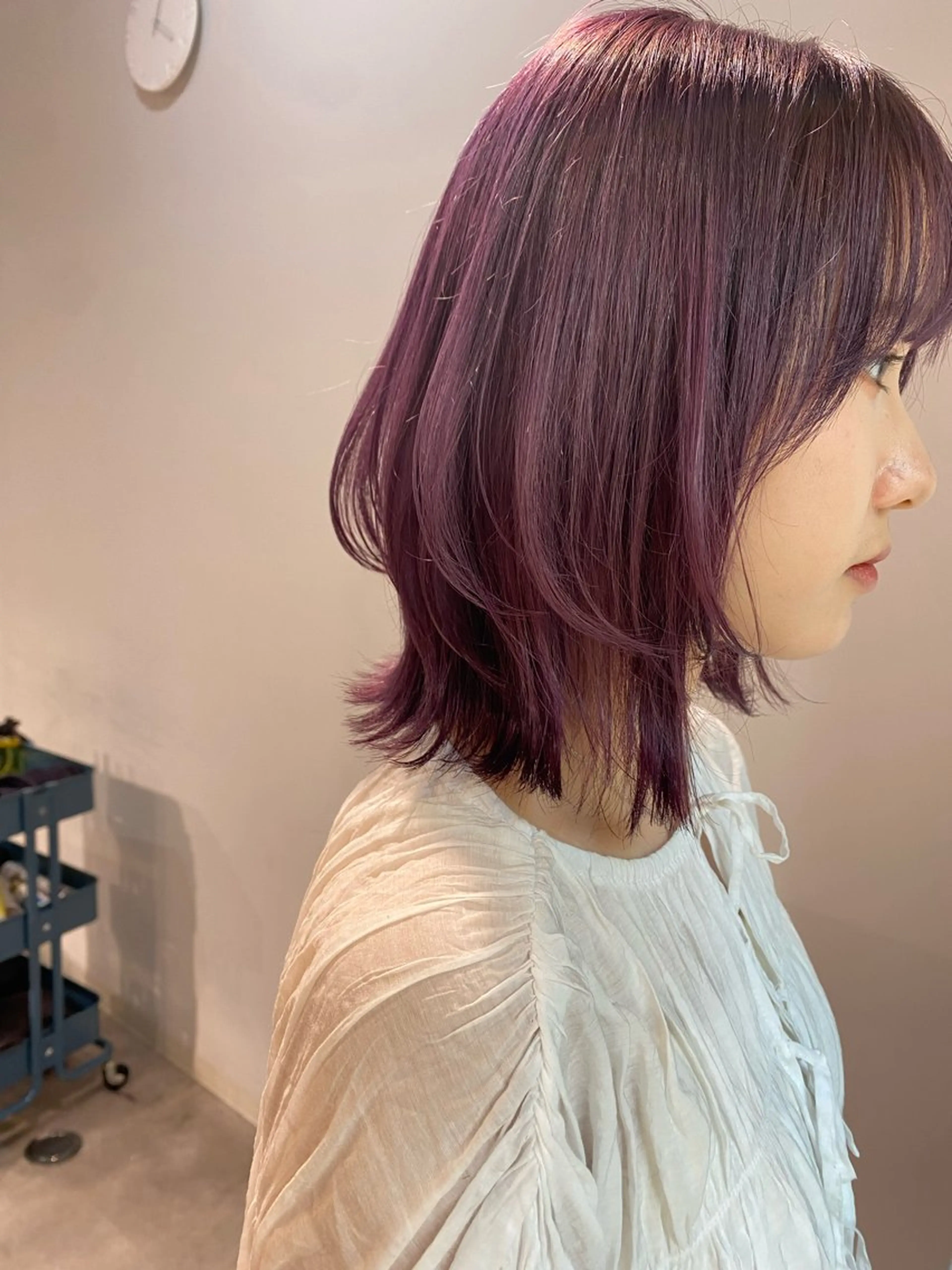 ミディアム GO TODAY SHAiRE SALON 原宿Stella店所属・𓍯柔らかhair 𓍯 yukinoのヘアスタイル