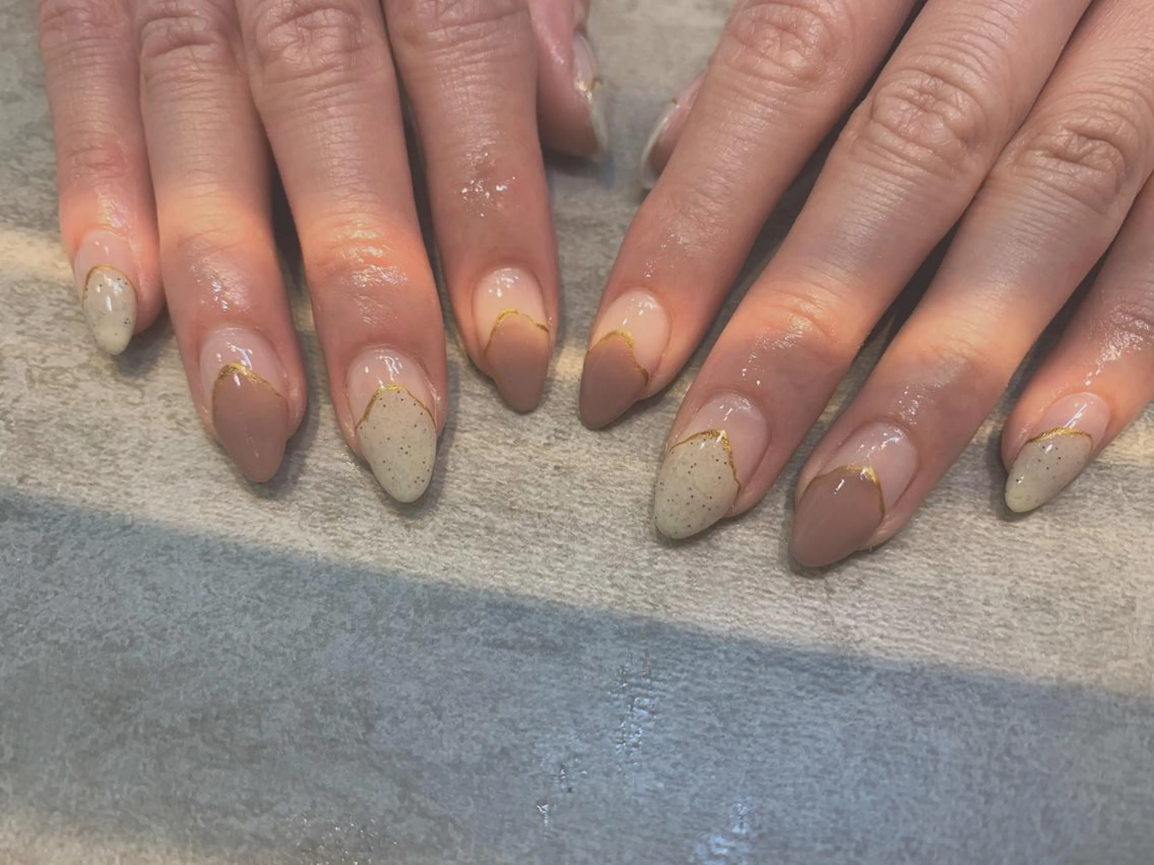 カラー パーマ ヘアアレンジ キッズ ネイル マツエク・マツパ feey ⁑erinaのネイルデザイン