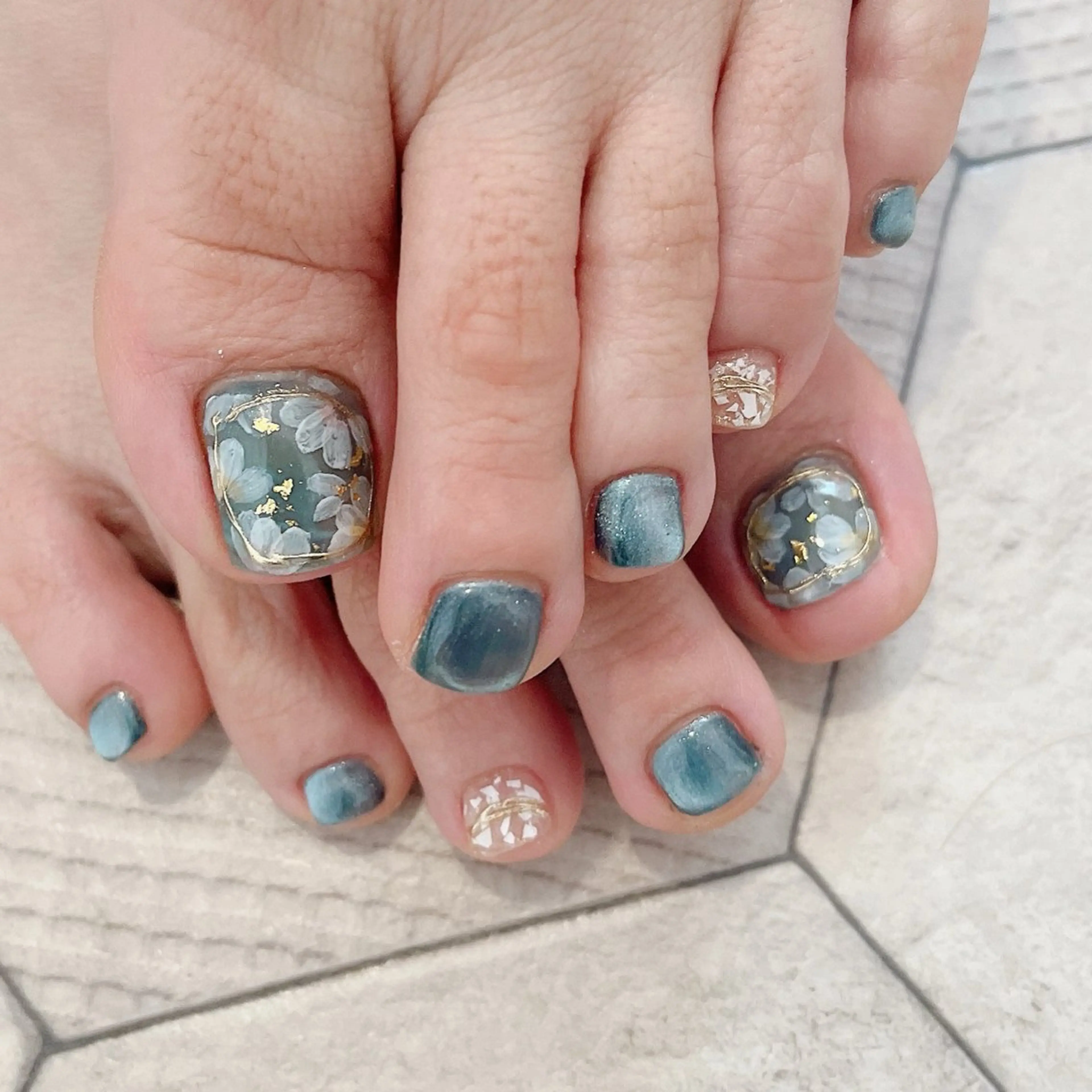 ネイル フットネイル Ailes mayumiのネイルデザイン