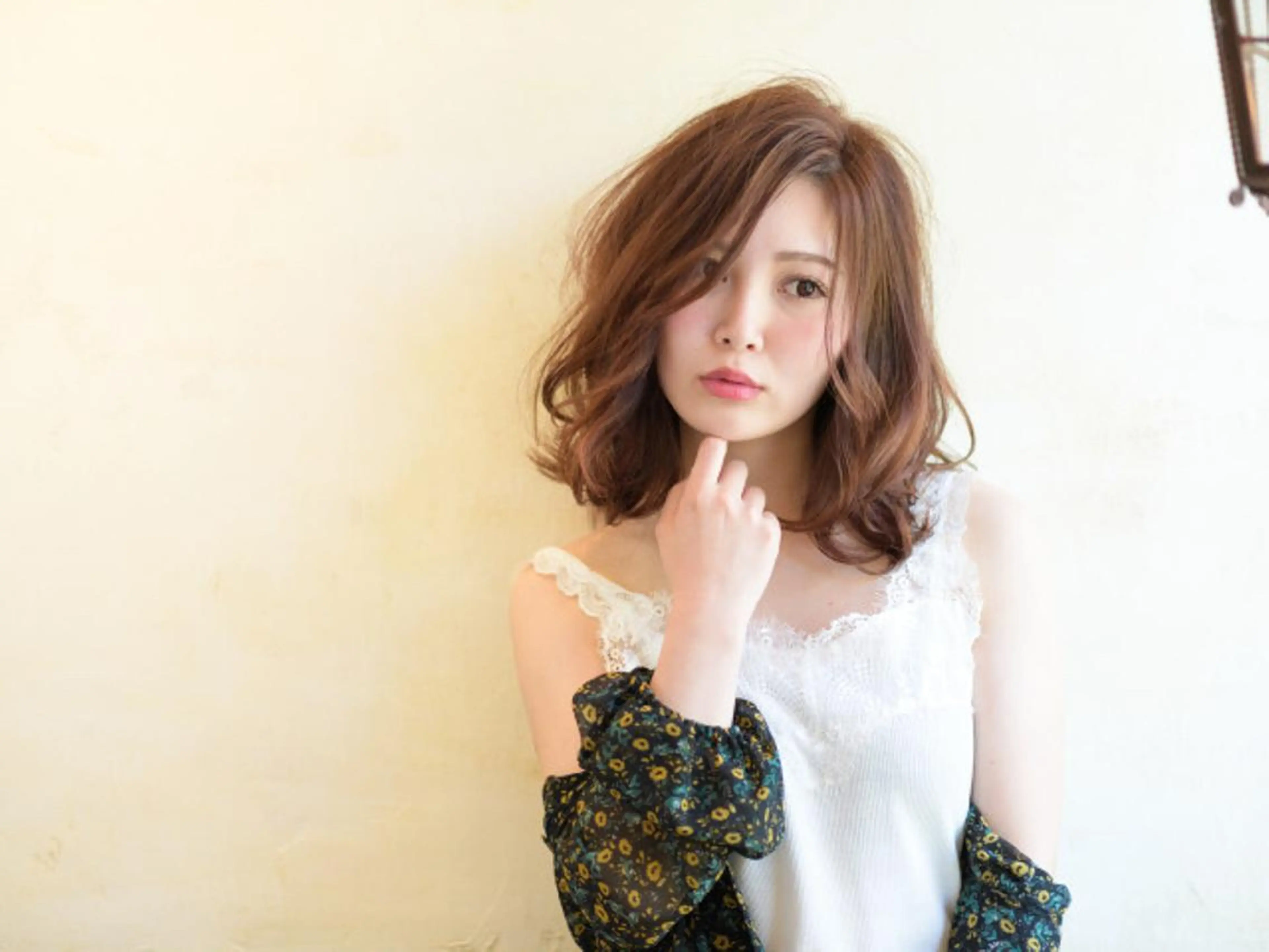 ミディアム カラー 大木 拓瑞のヘアスタイル