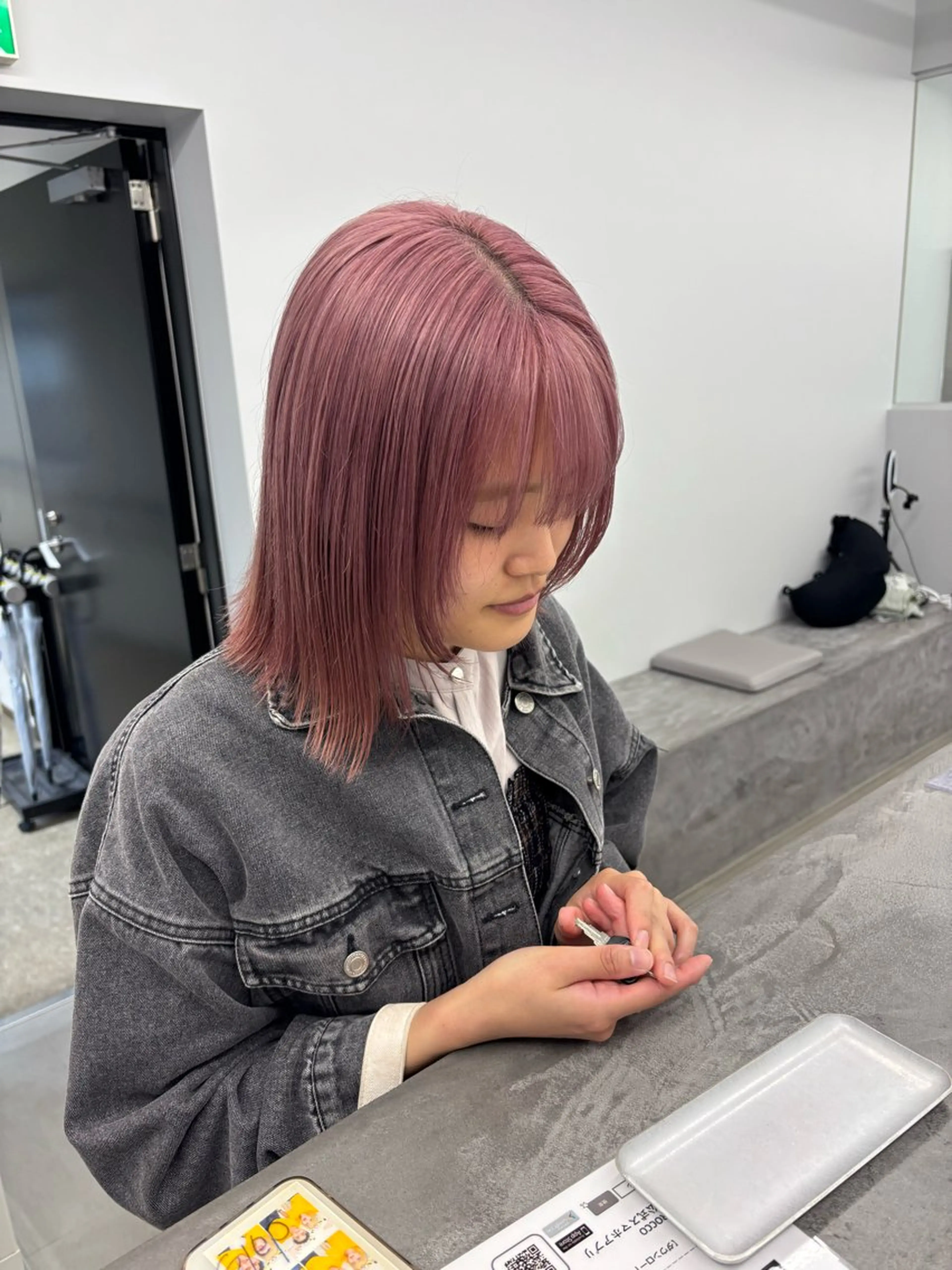 ミディアム ヘアカラー ROCCO3rd / りんなのヘアスタイル