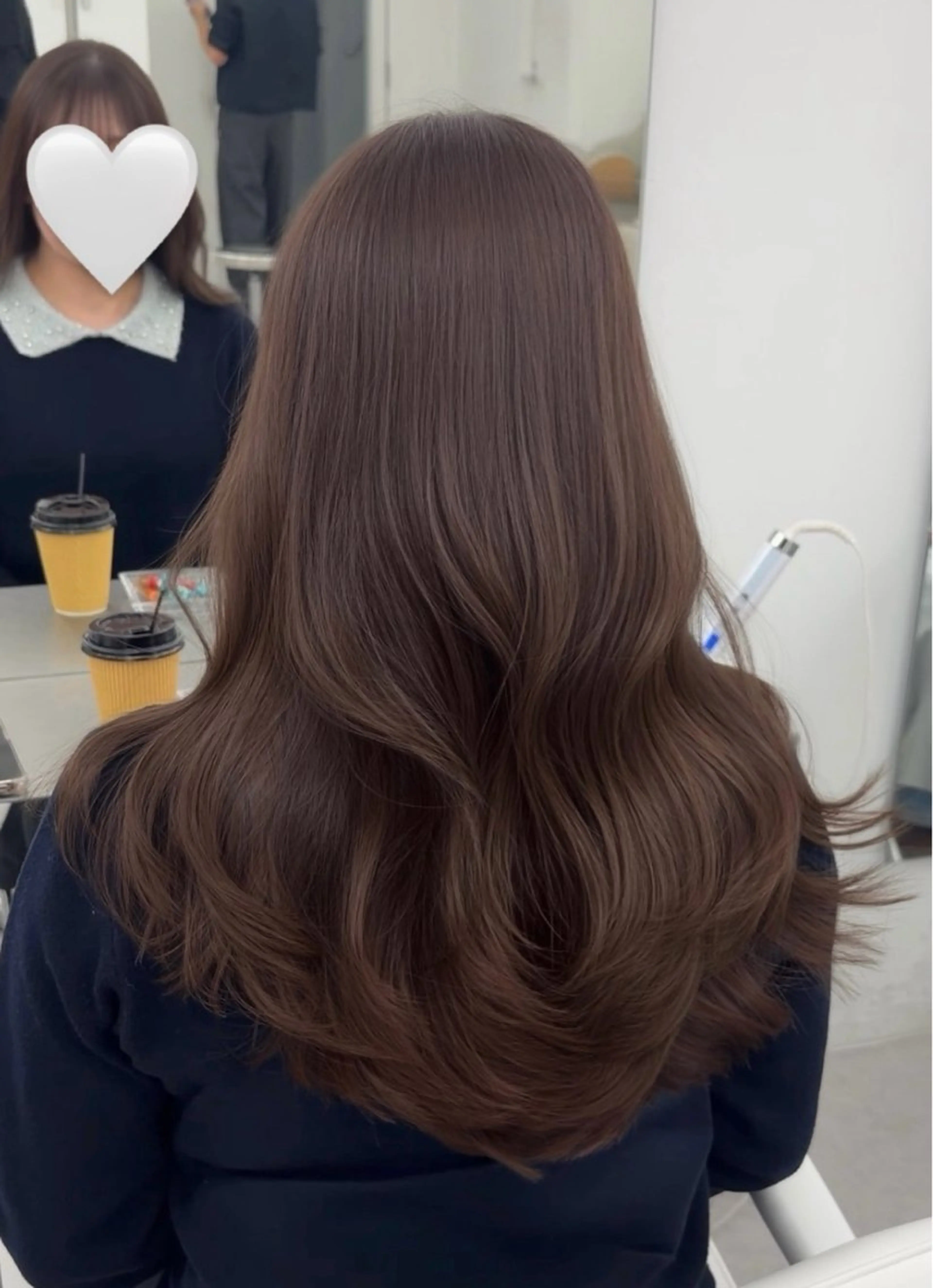 ロング ヘアカラー なつき🎀韓国 styleのヘアスタイル