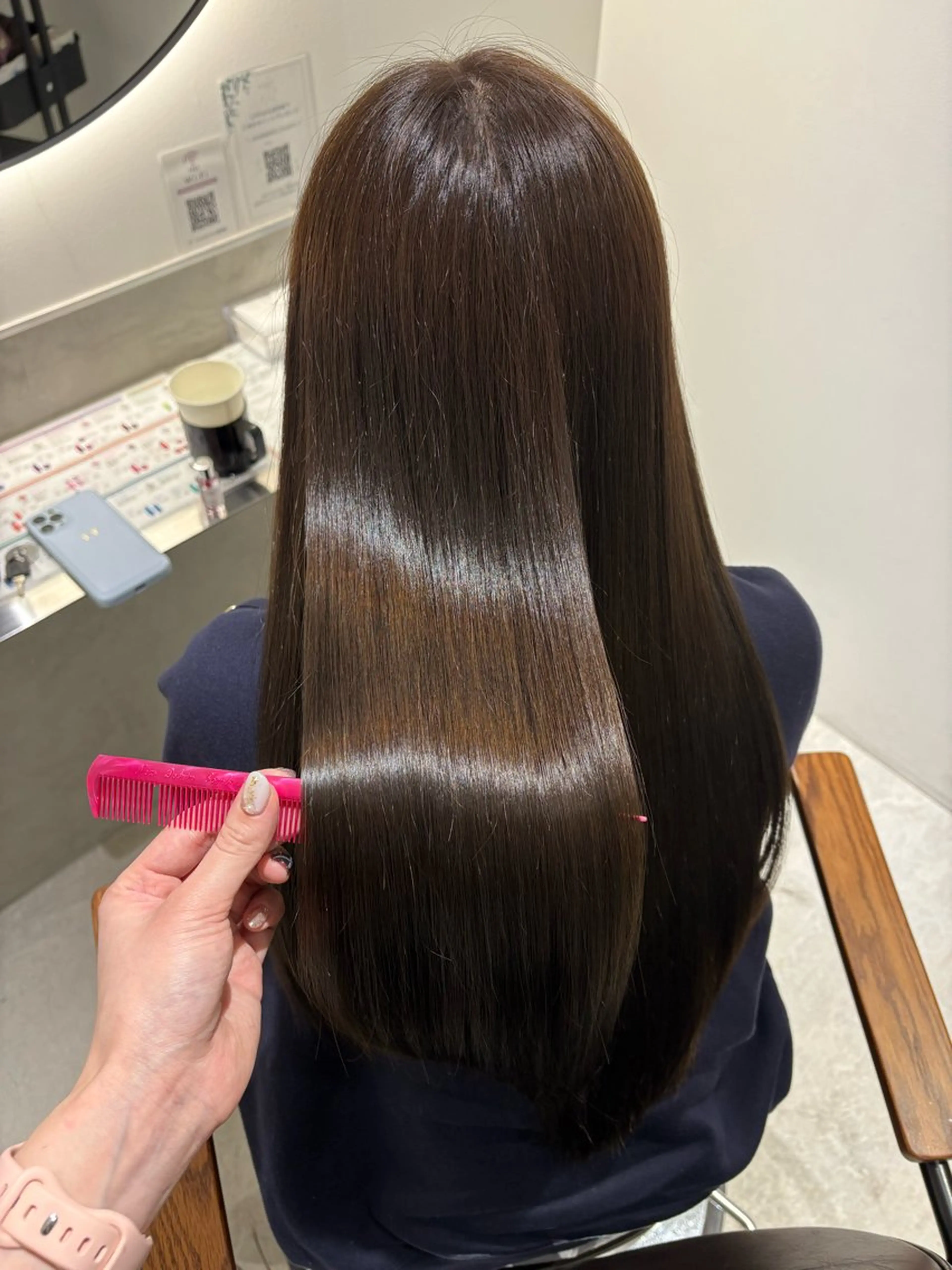 セミロング トリートメント eN°   by youres hair 飯田橋店所属・髪質改善/レイヤー× 縮毛矯正🤍maiのヘアスタイル