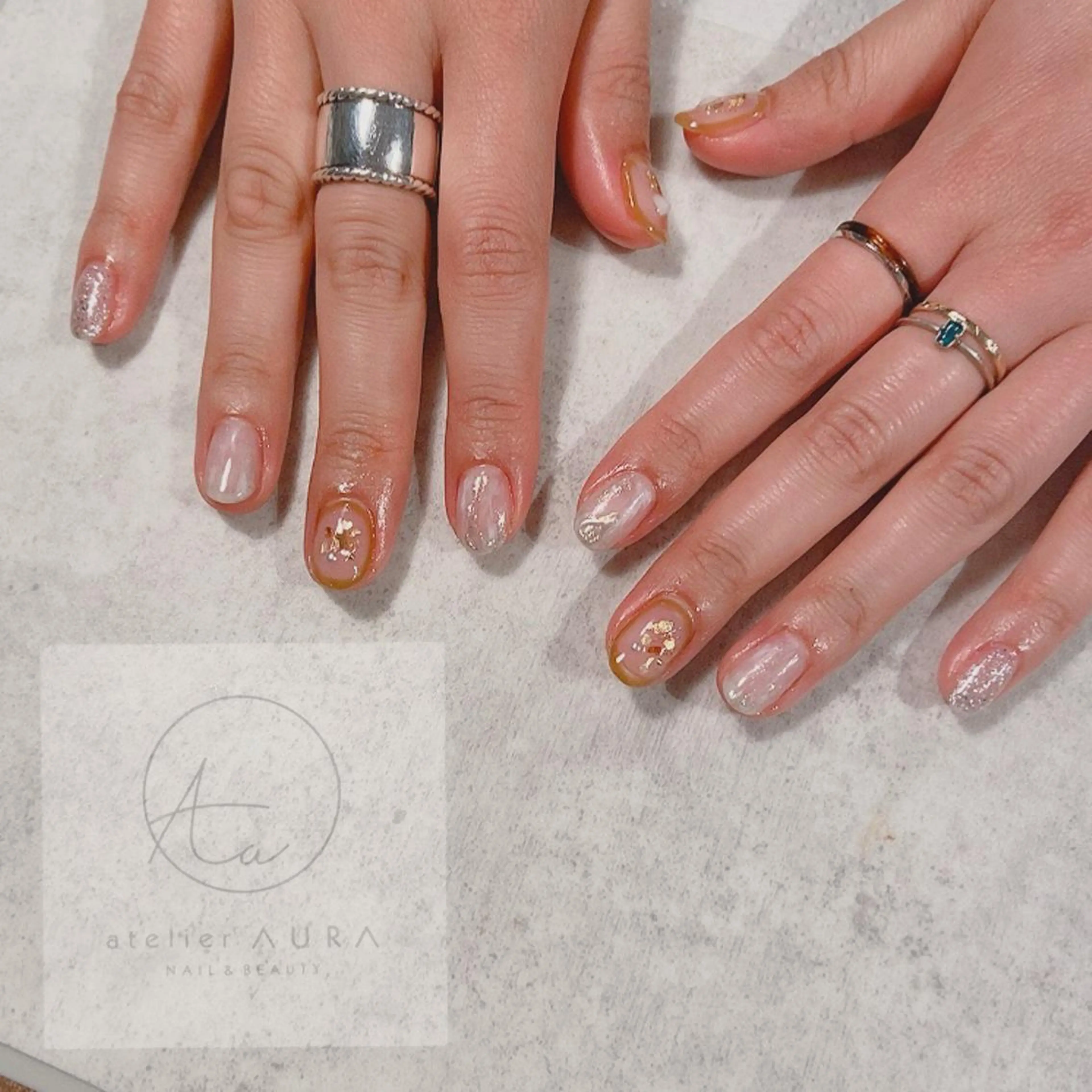 ネイル atelier AURA ｱﾄﾘｴ ｱｳﾗ所属・atelier AURAのネイルデザイン