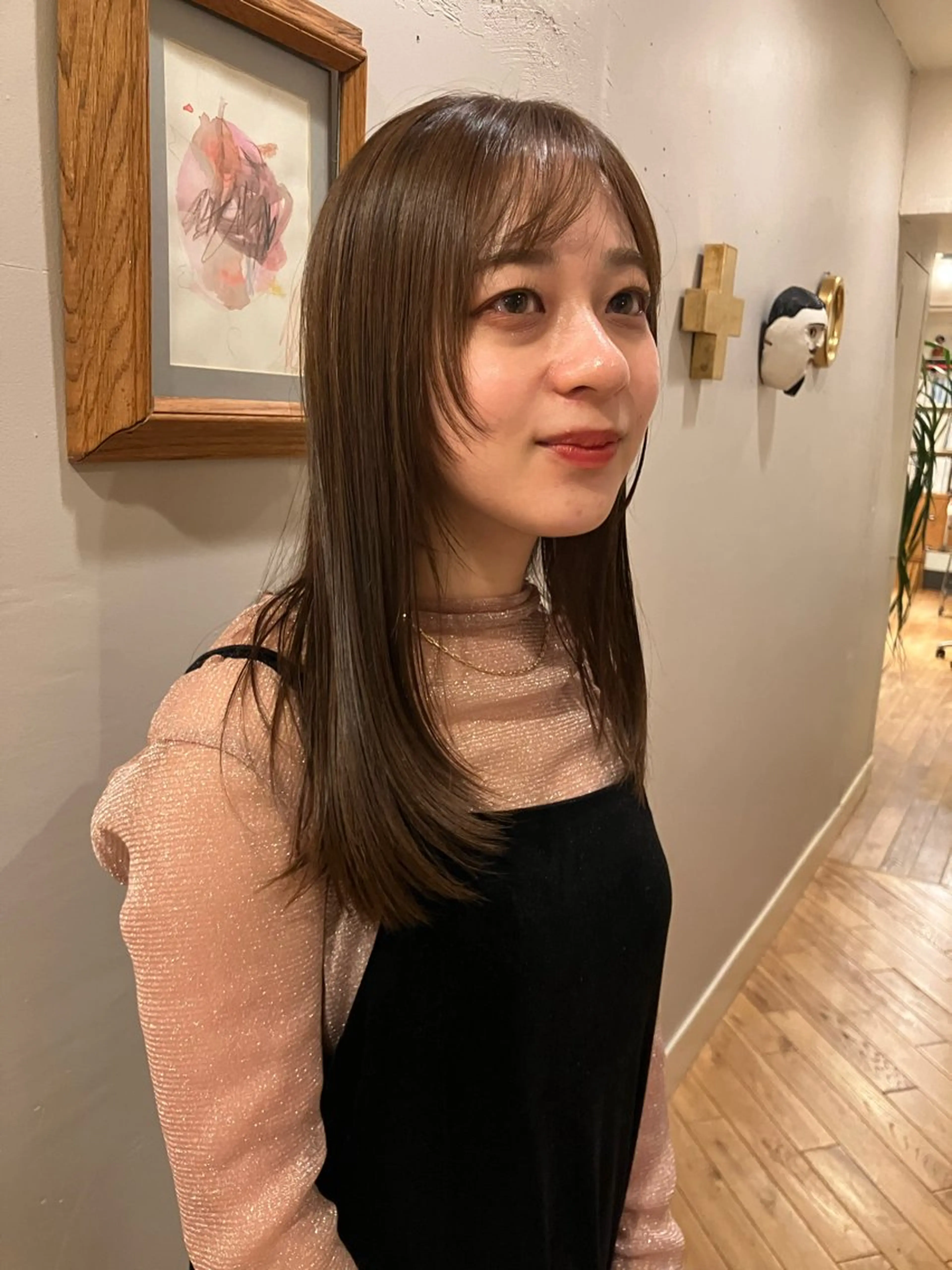 カラー 木村 百花のヘアスタイル