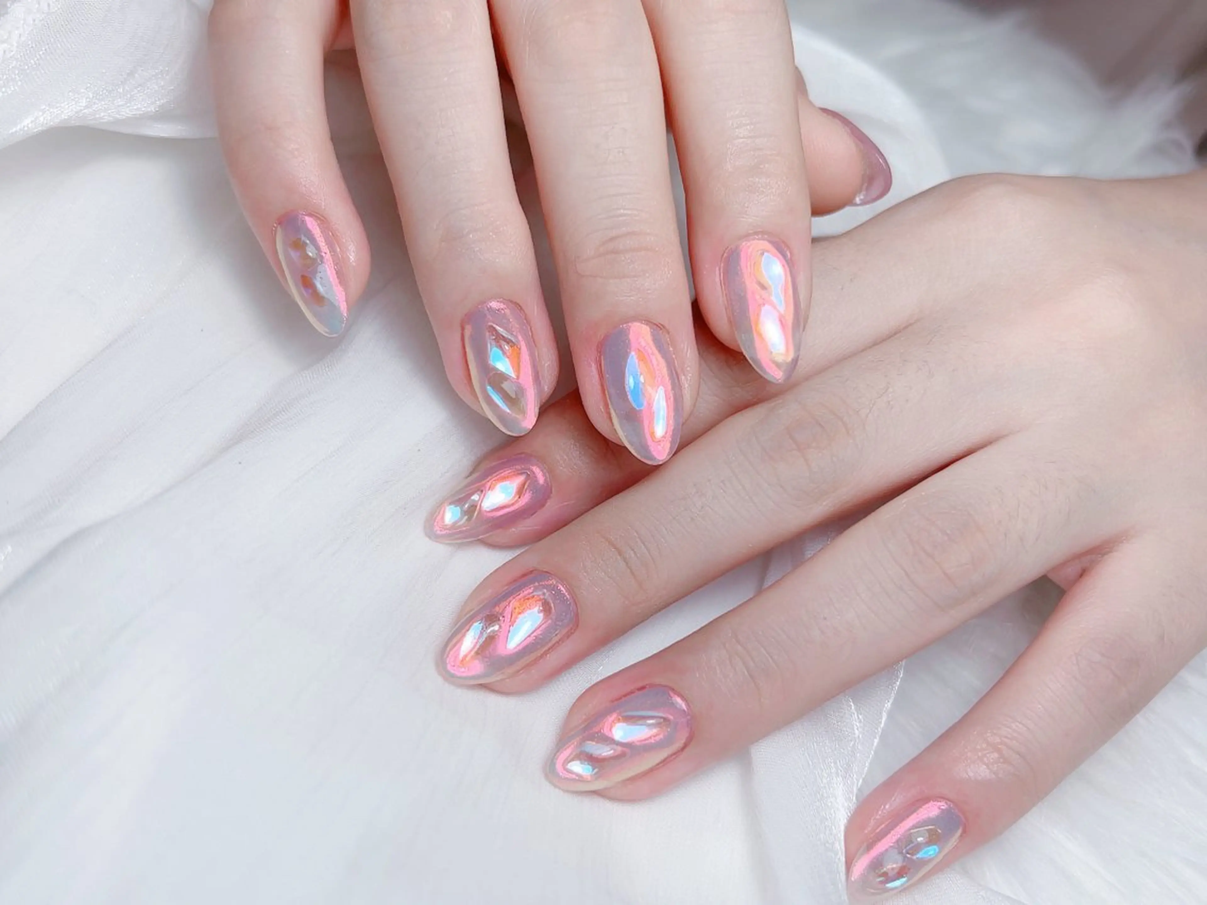 ネイル ハンドネイル M🌷nail 長さだし専門店のネイルデザイン