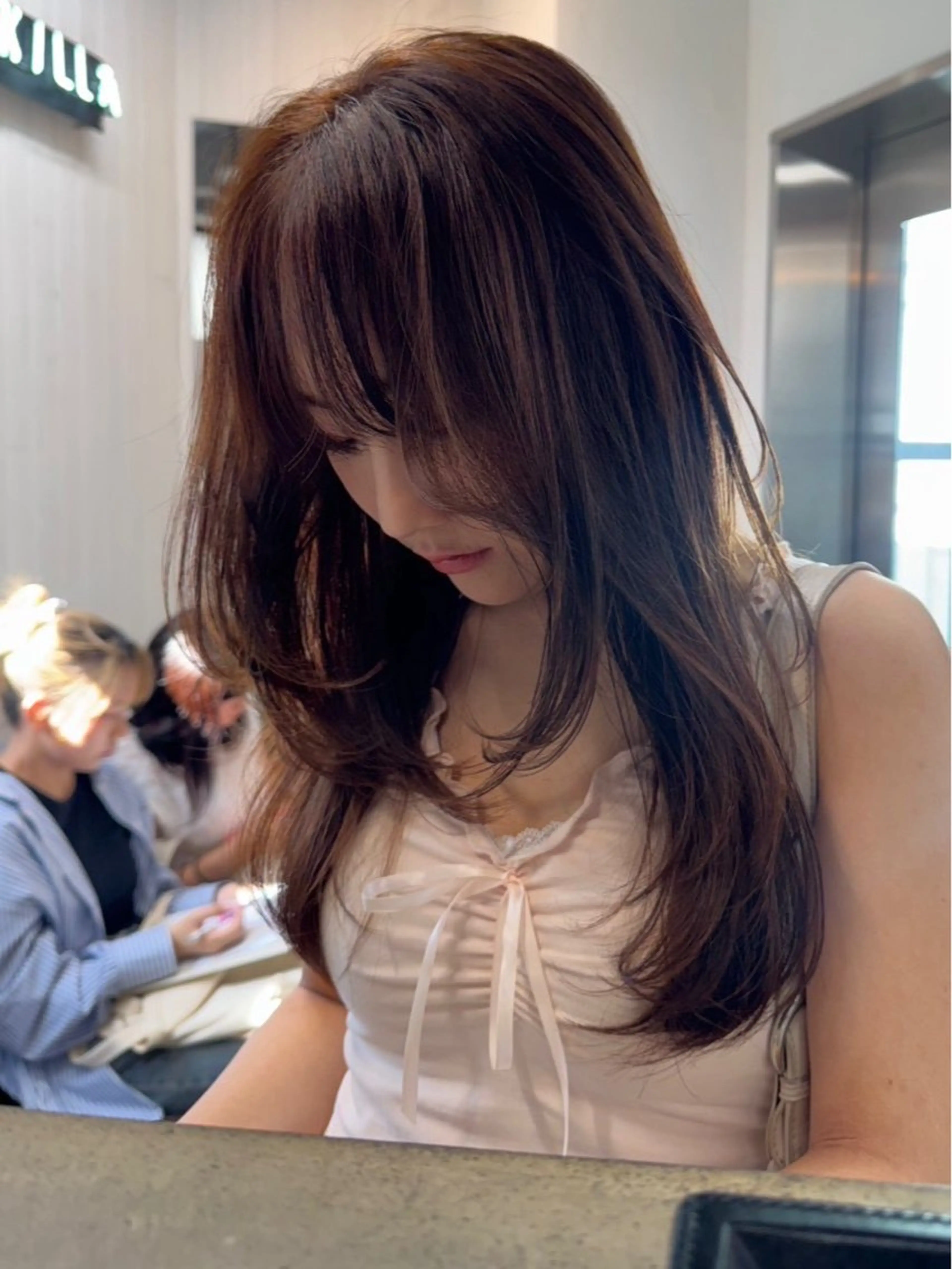 カラー ヘアカラー トリートメント ブリーチ/推しカラー Hanaのヘアスタイル