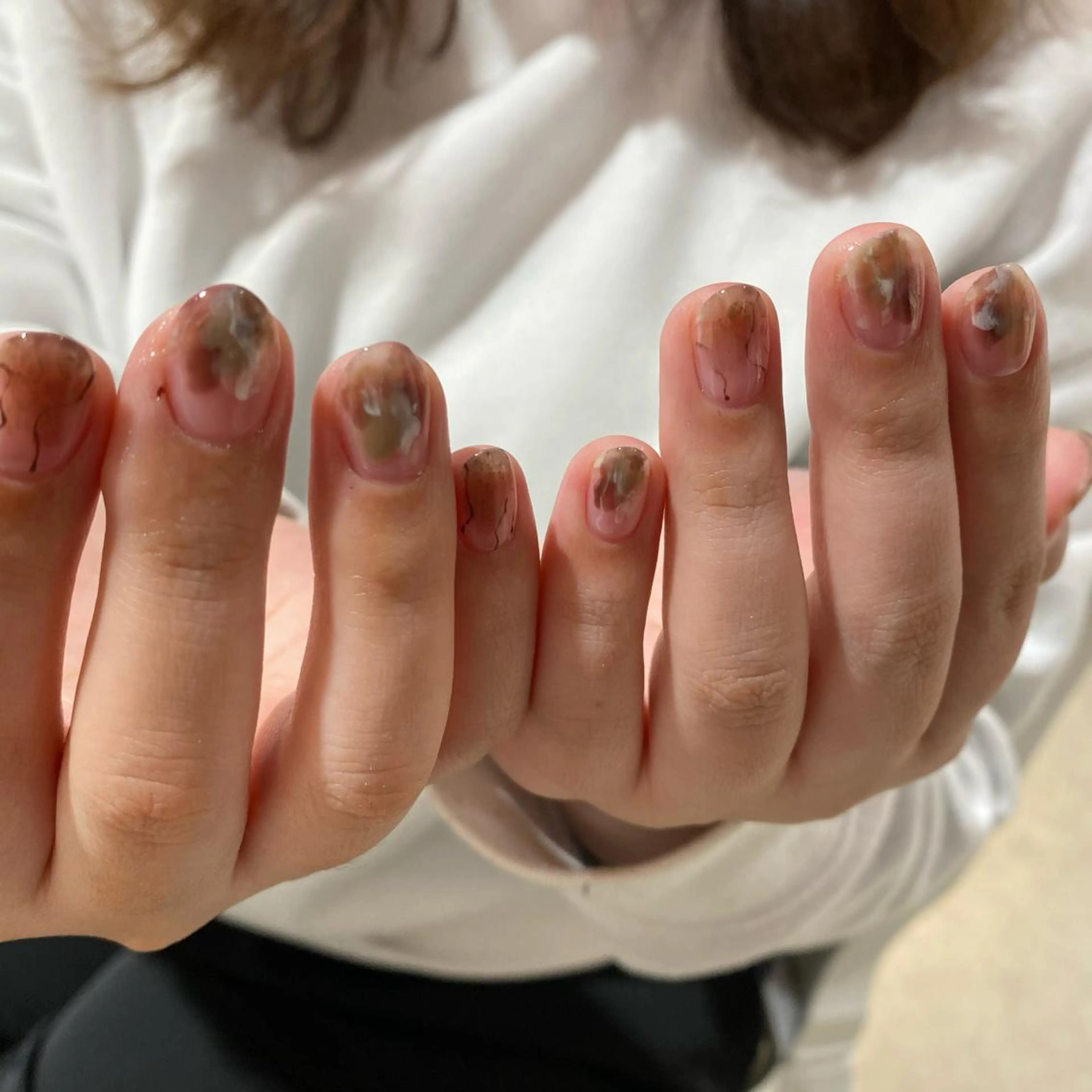 ネイル ハンドネイル Trico Antique所属・岩本 杏のネイルデザイン