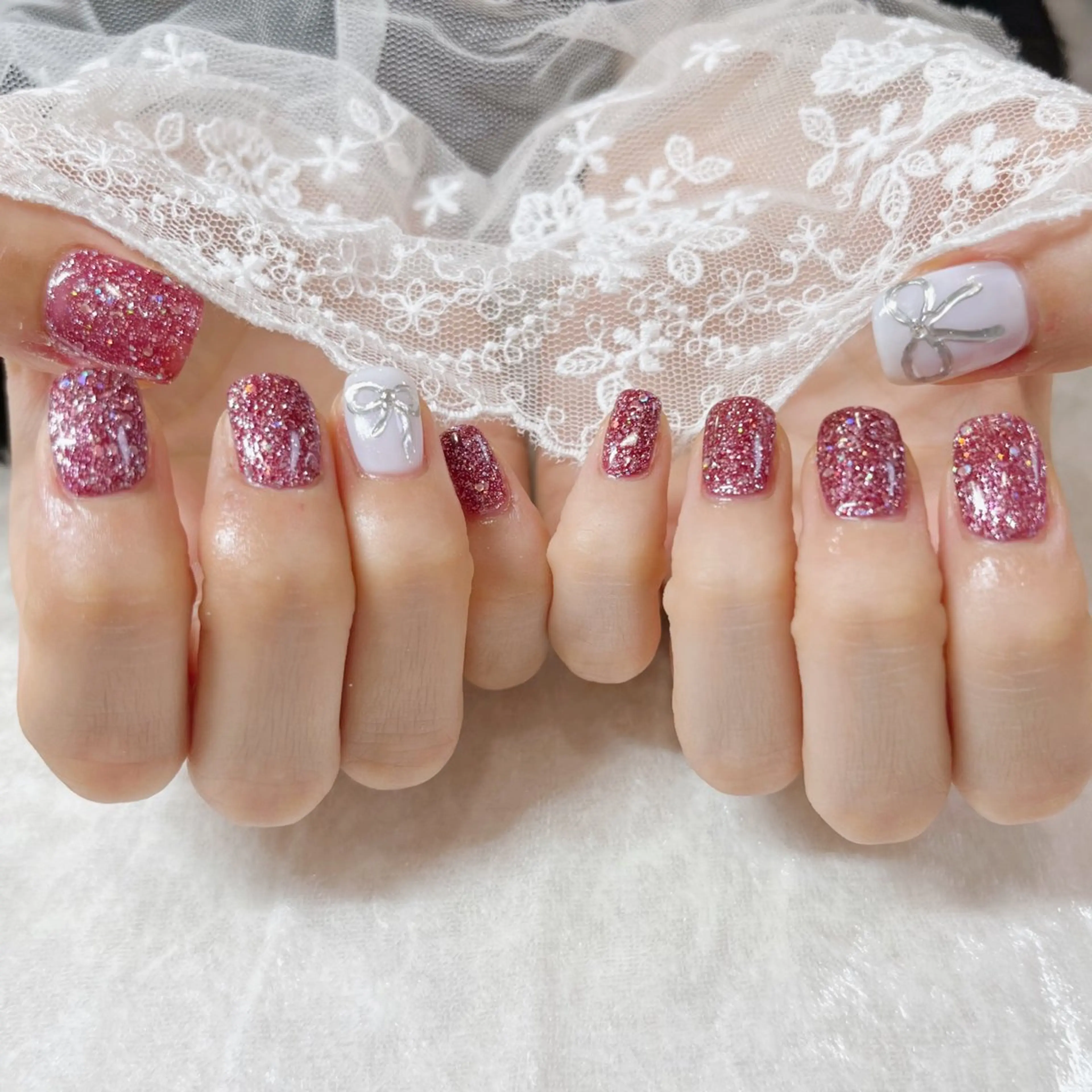 ネイル ハンドネイル Maya 🧊🫧‪のネイルデザイン