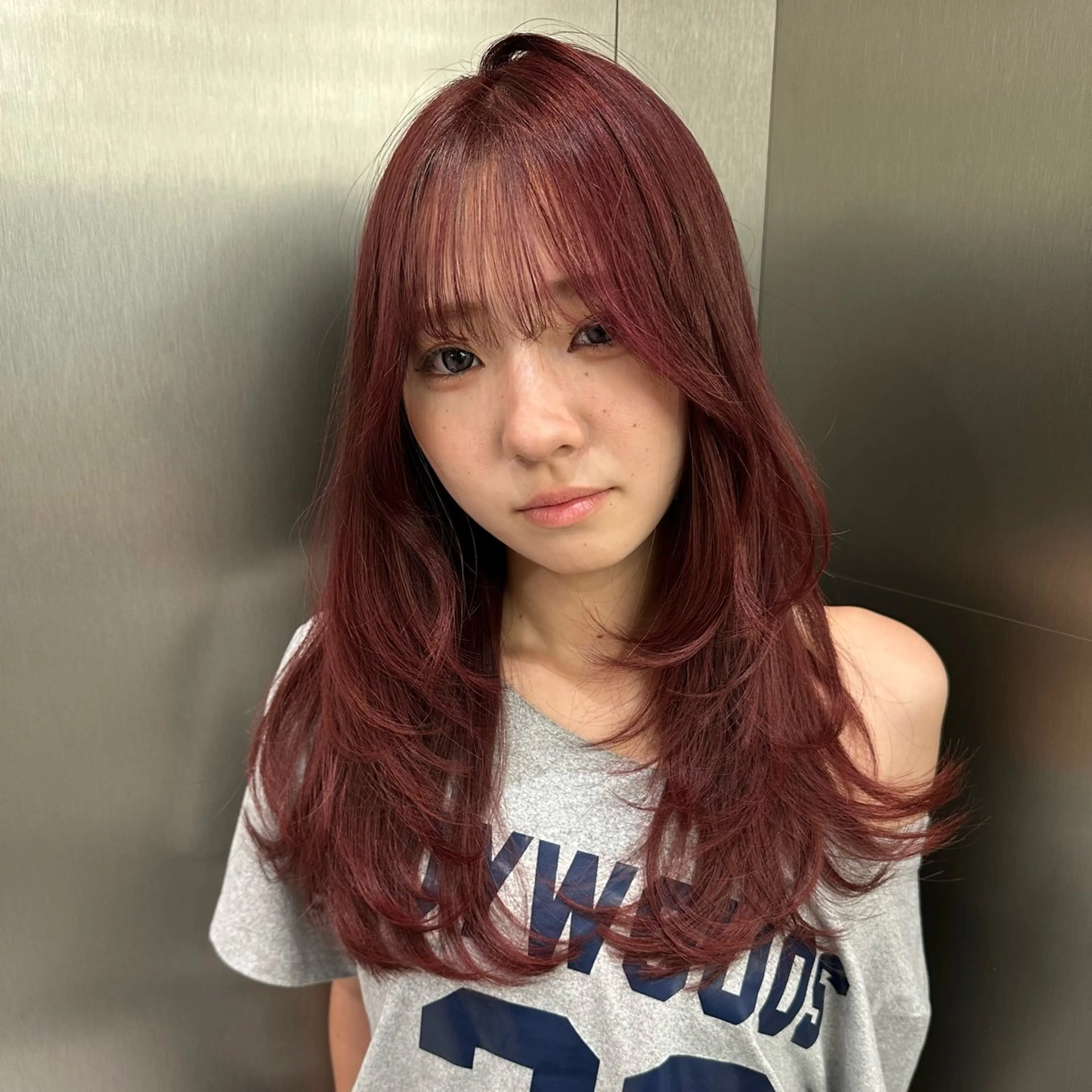 セミロング 🤍Suzuka🤍 ハイトーン/ブリーチのヘアスタイル