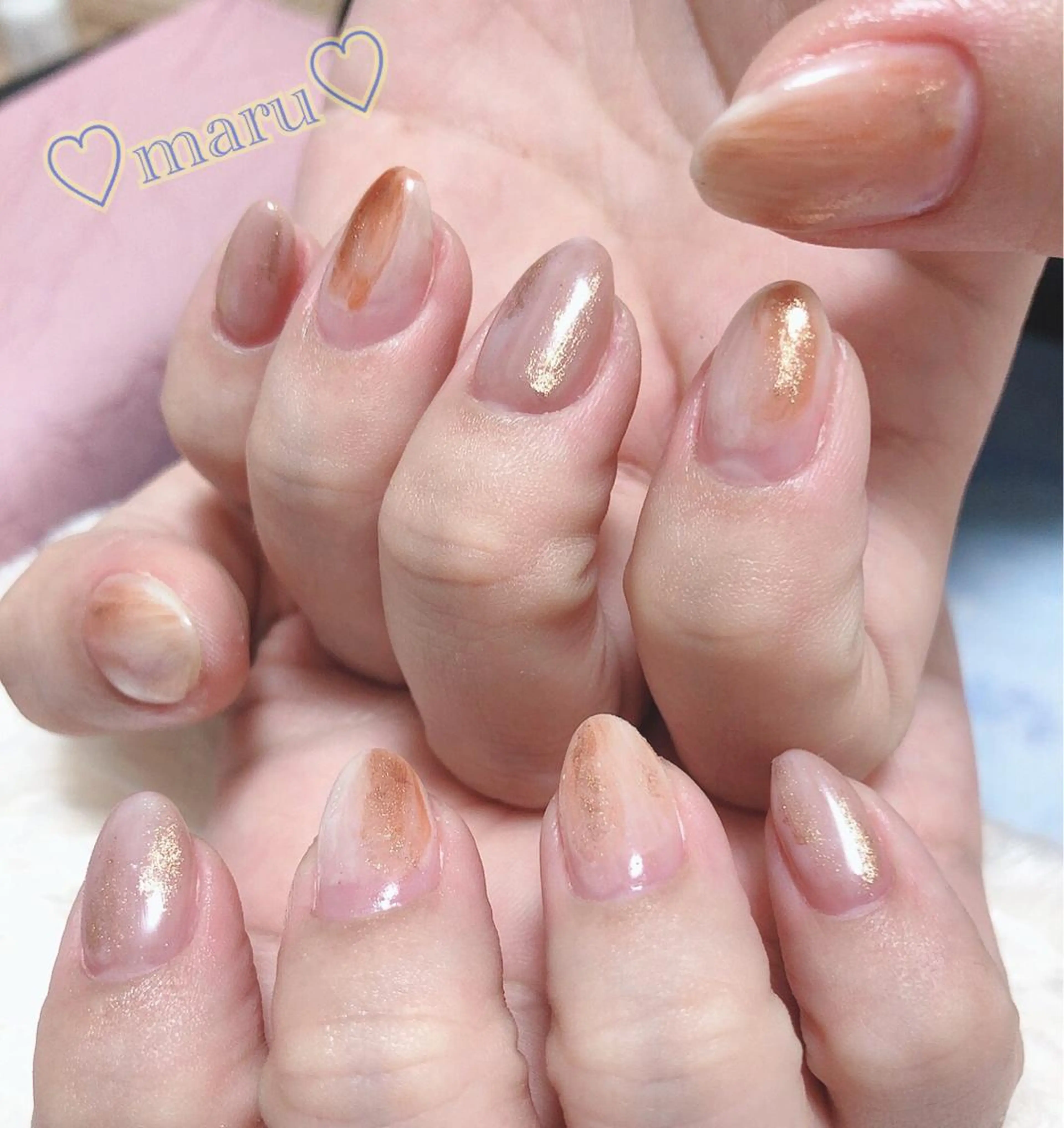 ネイル ハンドネイル フットネイル まるみ ♡のネイルデザイン