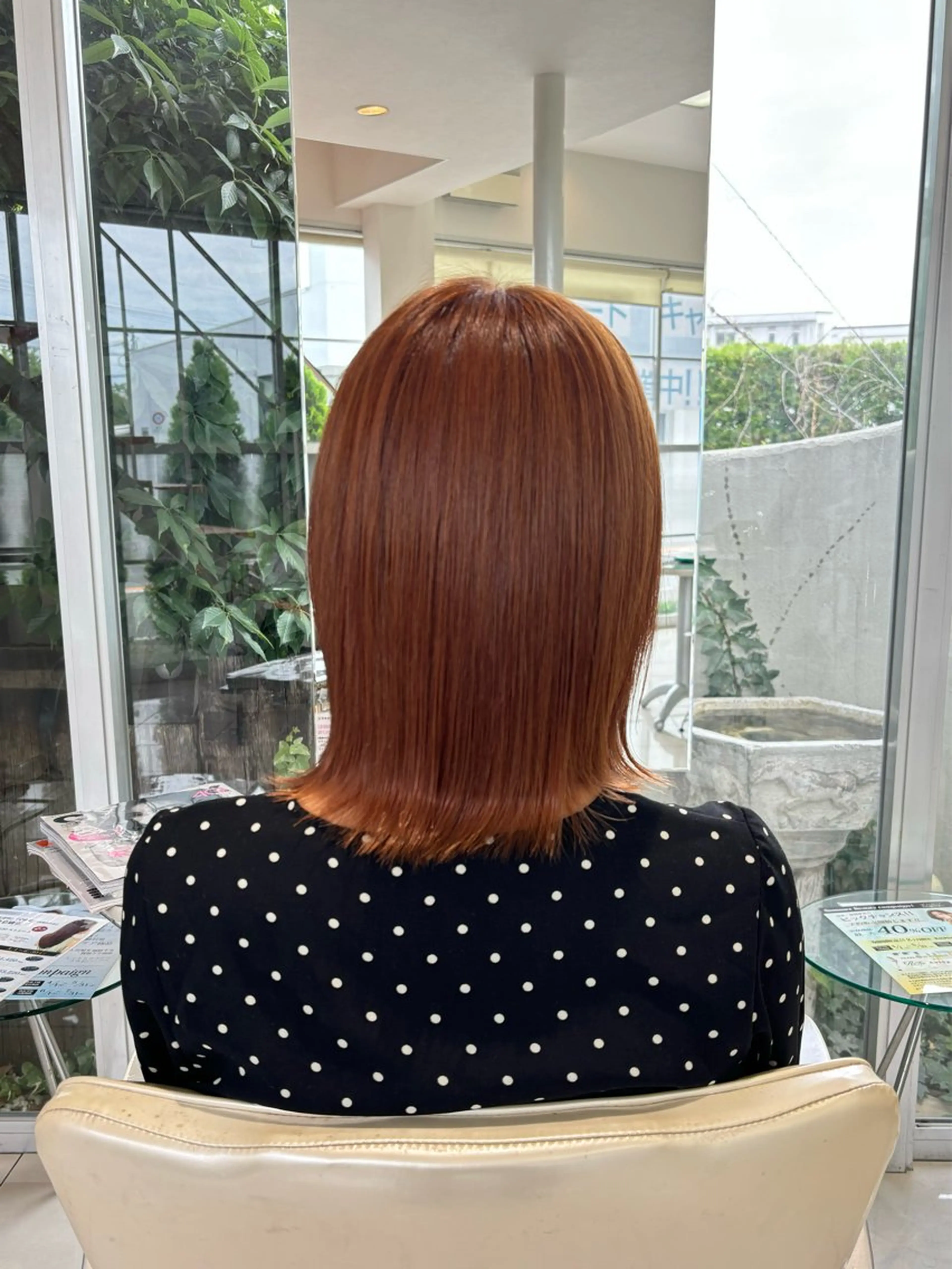 ミディアム カラー カット ヘアカラー トリートメント 綺麗め/ トレンドヘア/みずはのヘアスタイル